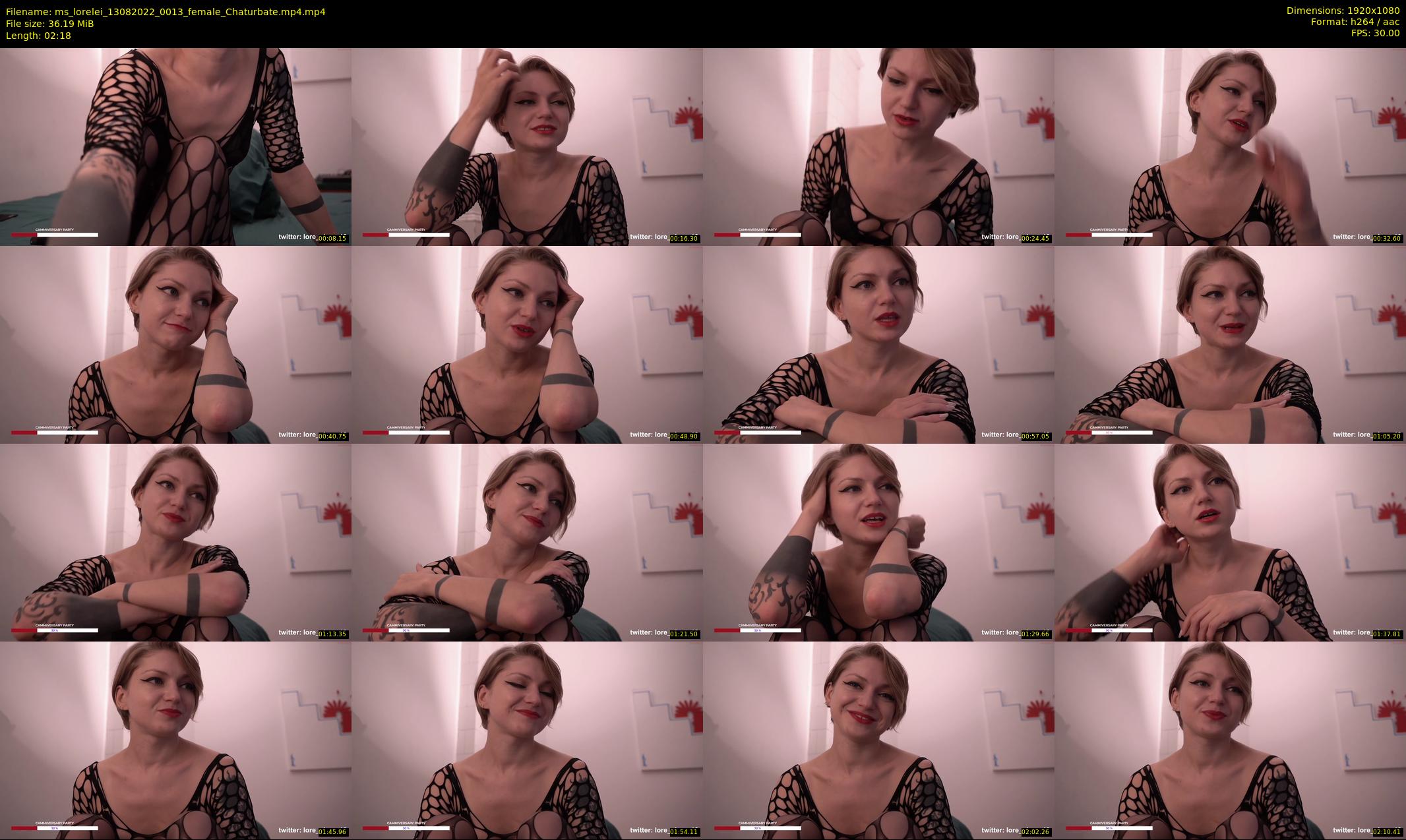 ms_lorelei — 3 minute Chaturbate female cam show recording, 1080p, Aug 13, 2022