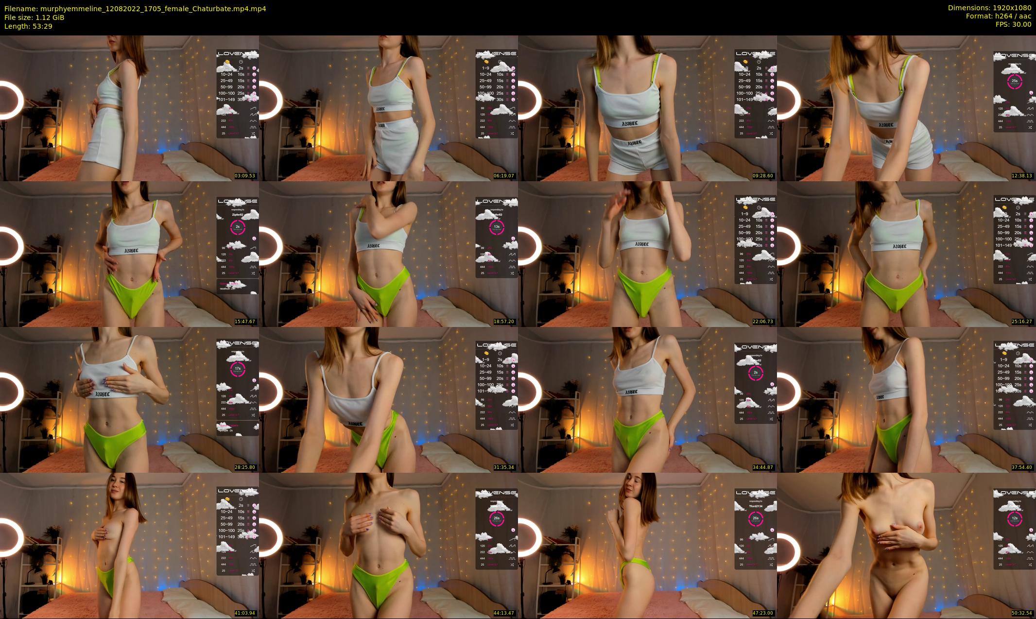 murphyemmeline — 54 minute Chaturbate female cam show recording, 1080p, Aug 12, 2022