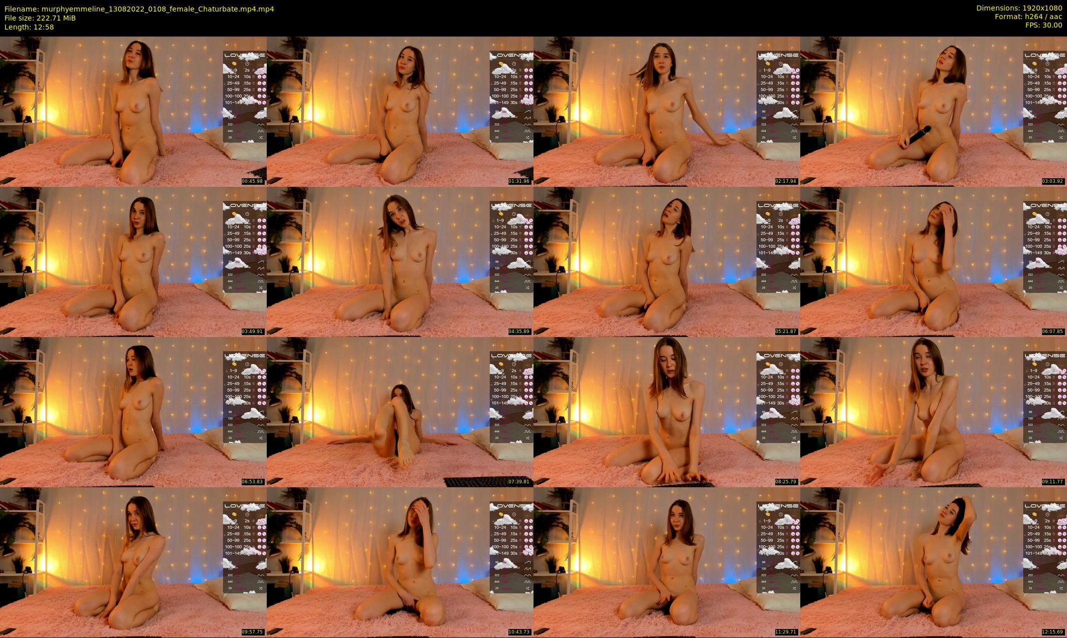 murphyemmeline — 13 minute Chaturbate female cam show recording, 1080p, Aug 13, 2022