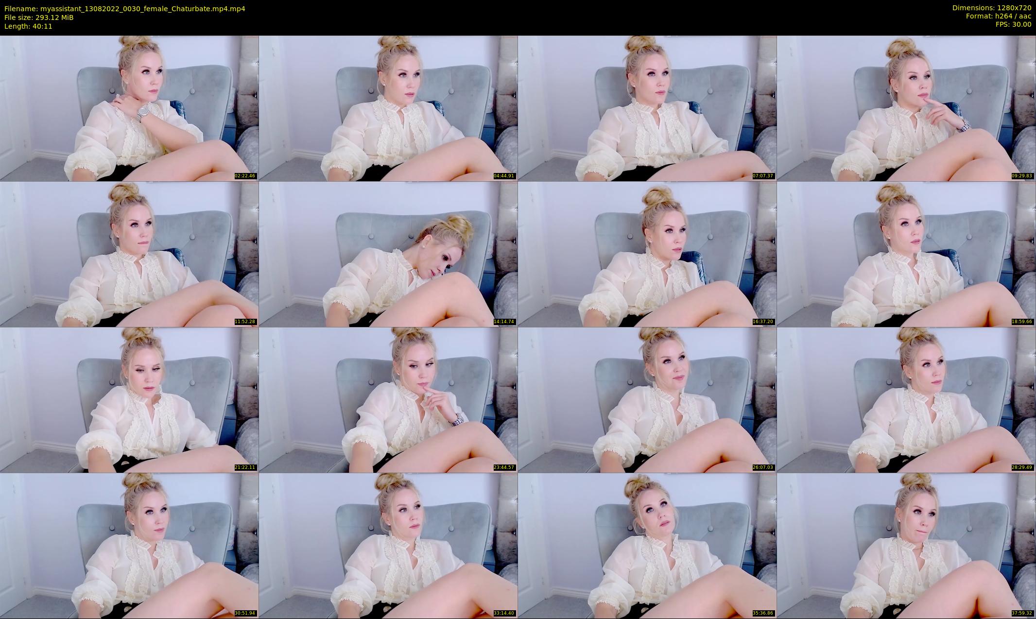 myassistant — 41 minute Chaturbate female cam show recording, 720p, Aug 13, 2022