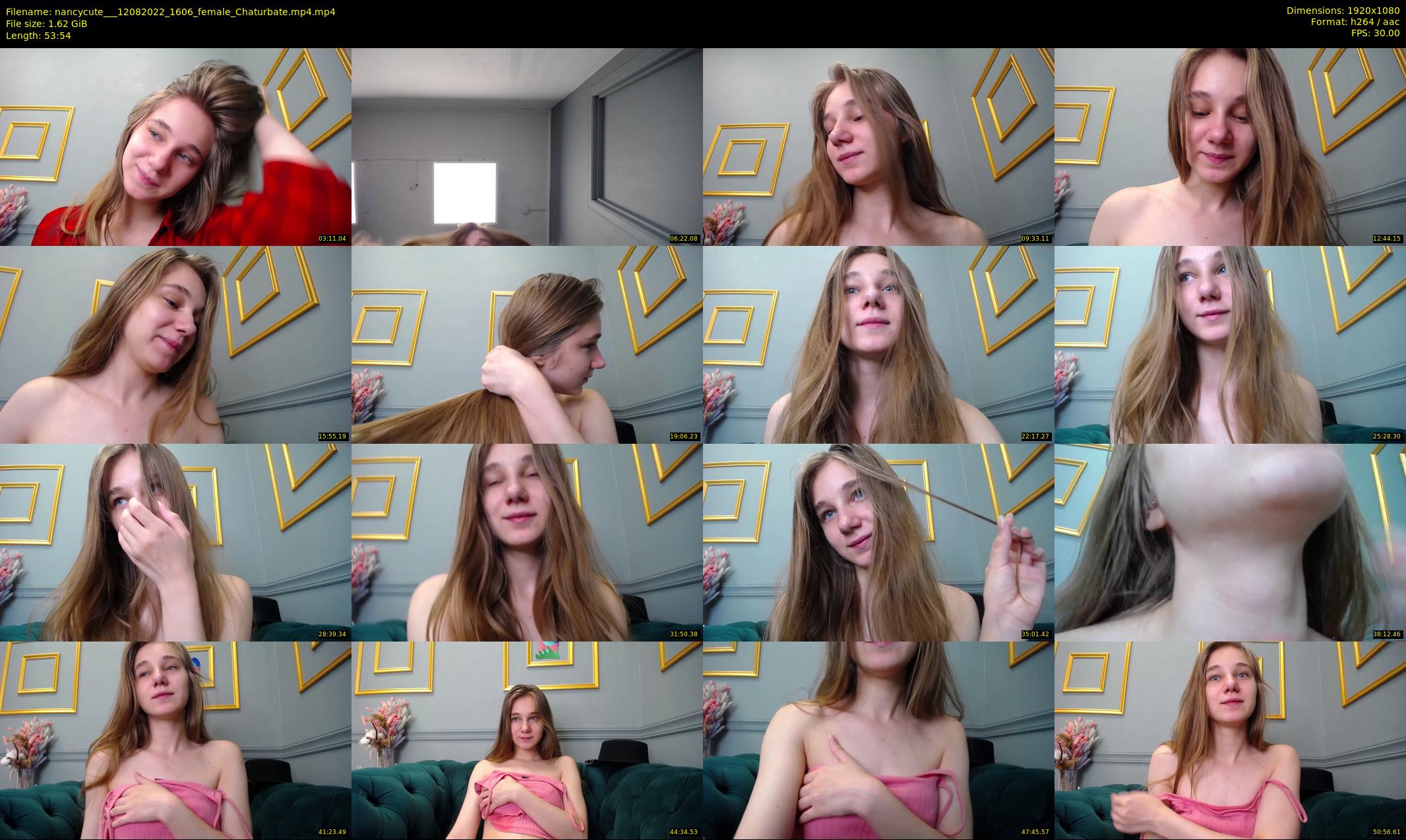 nancycute__ — 54 minute Chaturbate female cam show recording, 1080p, Aug 12, 2022