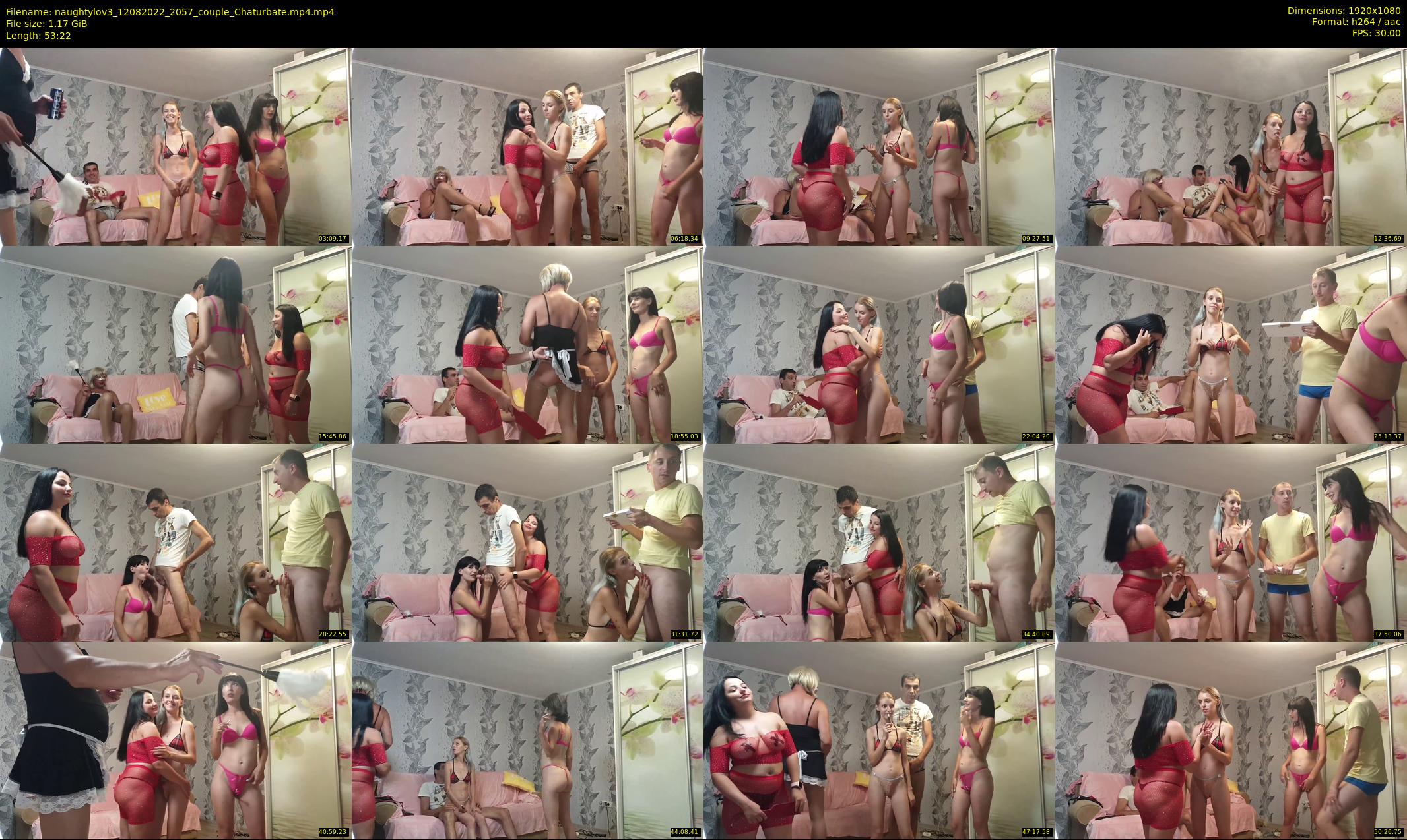 naughtylov3 — 54 minute Chaturbate couple cam show recording, 1080p, Aug 12, 2022