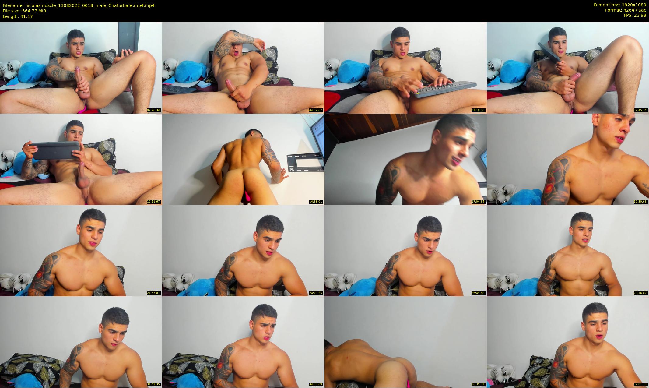 nicolasmuscle — 42 minute Chaturbate male cam show recording, 1080p, Aug 13, 2022