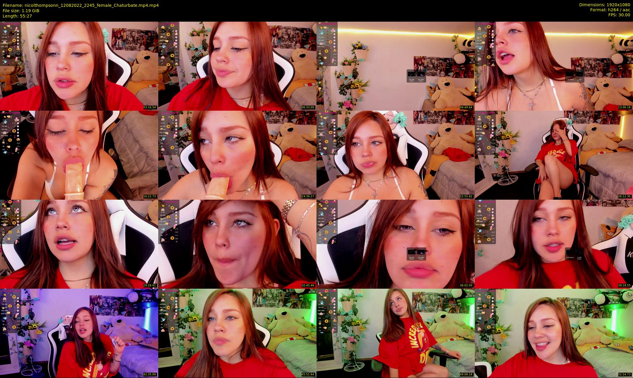 nicolthompsonn — 56 minute Chaturbate female cam show recording, 1080p, Aug 12, 2022