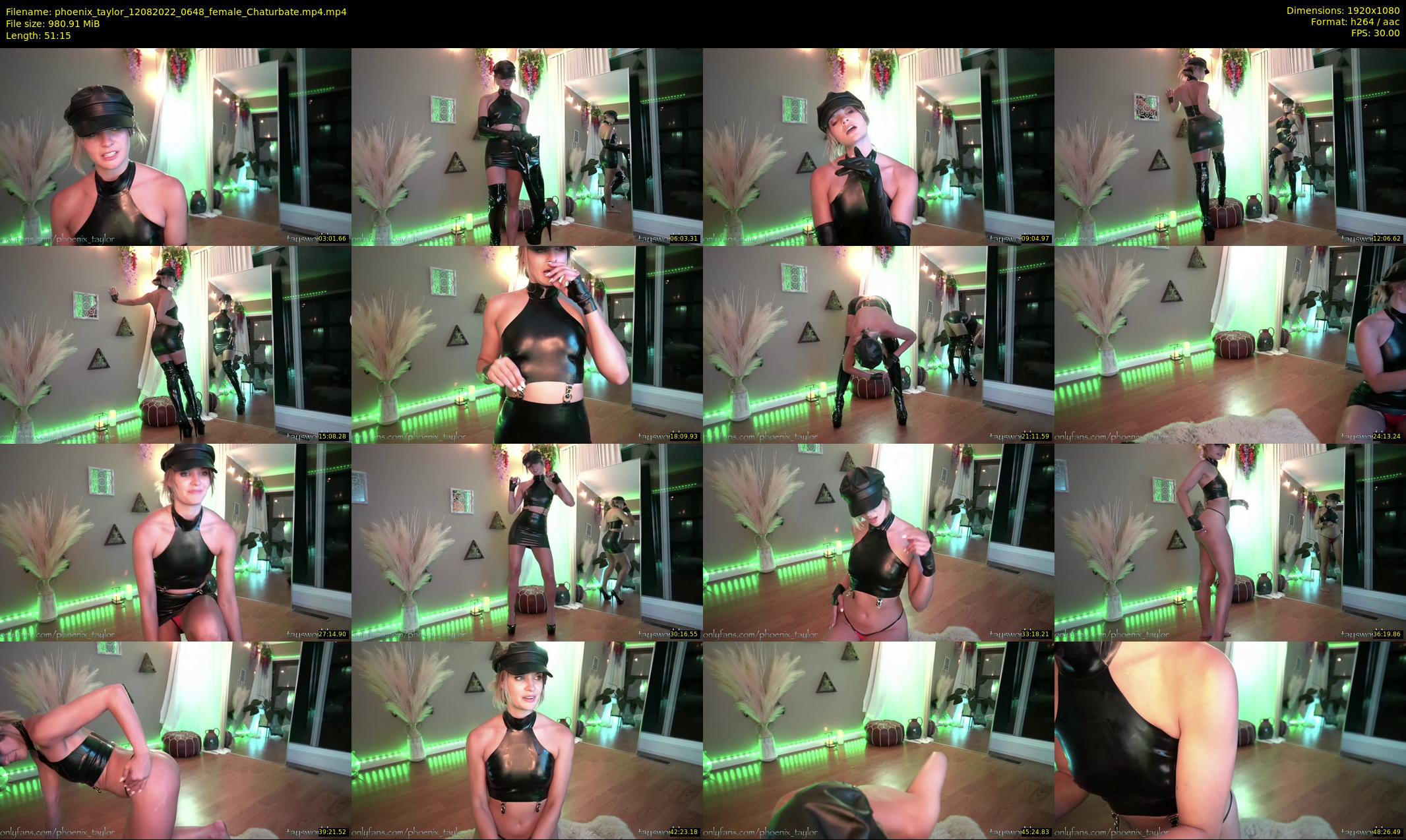phoenix_taylor — 52 minute Chaturbate female cam show recording, 1080p, Aug 12, 2022