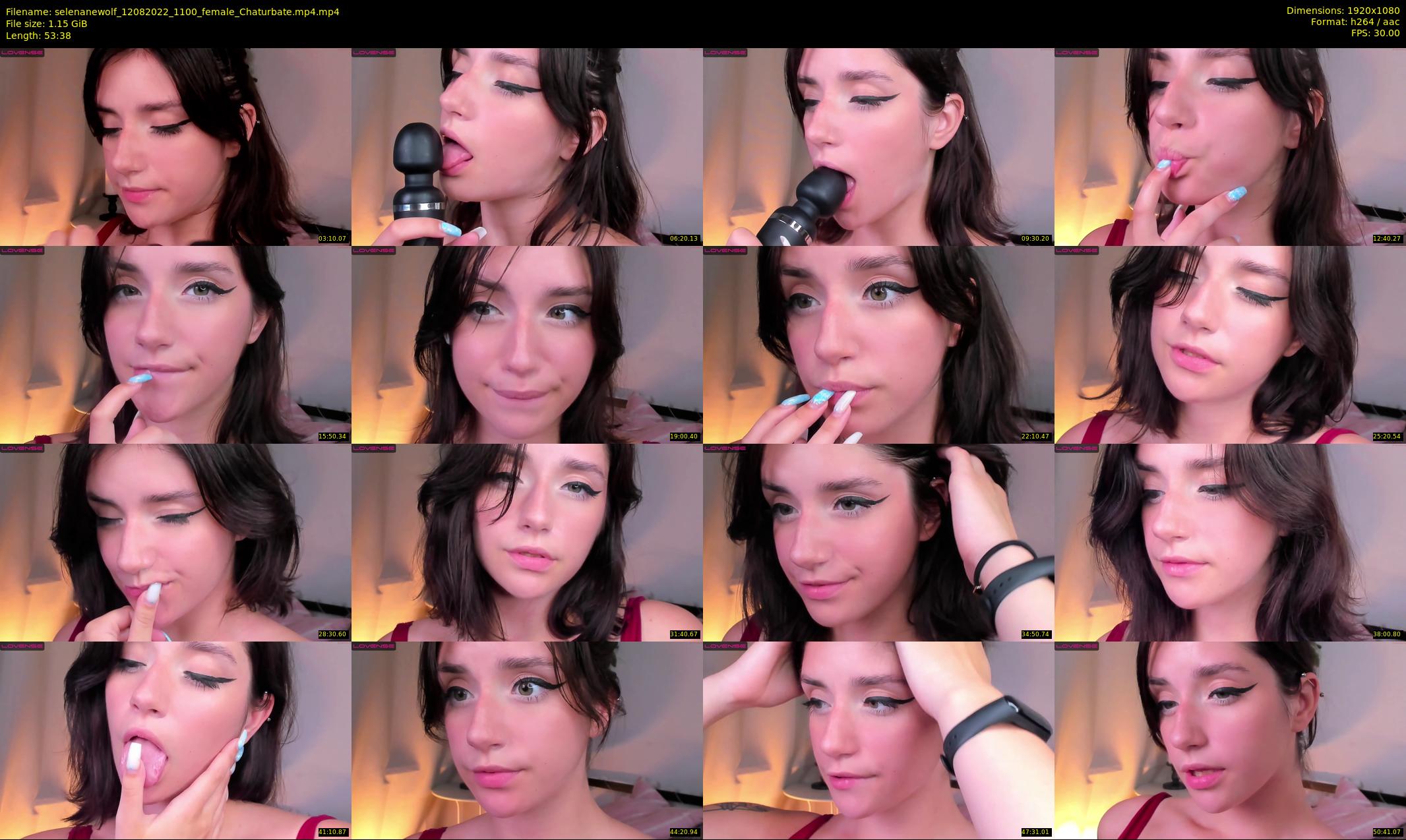 selenanewolf — 54 minute Chaturbate couple cam show recording, 1080p, Aug 12, 2022