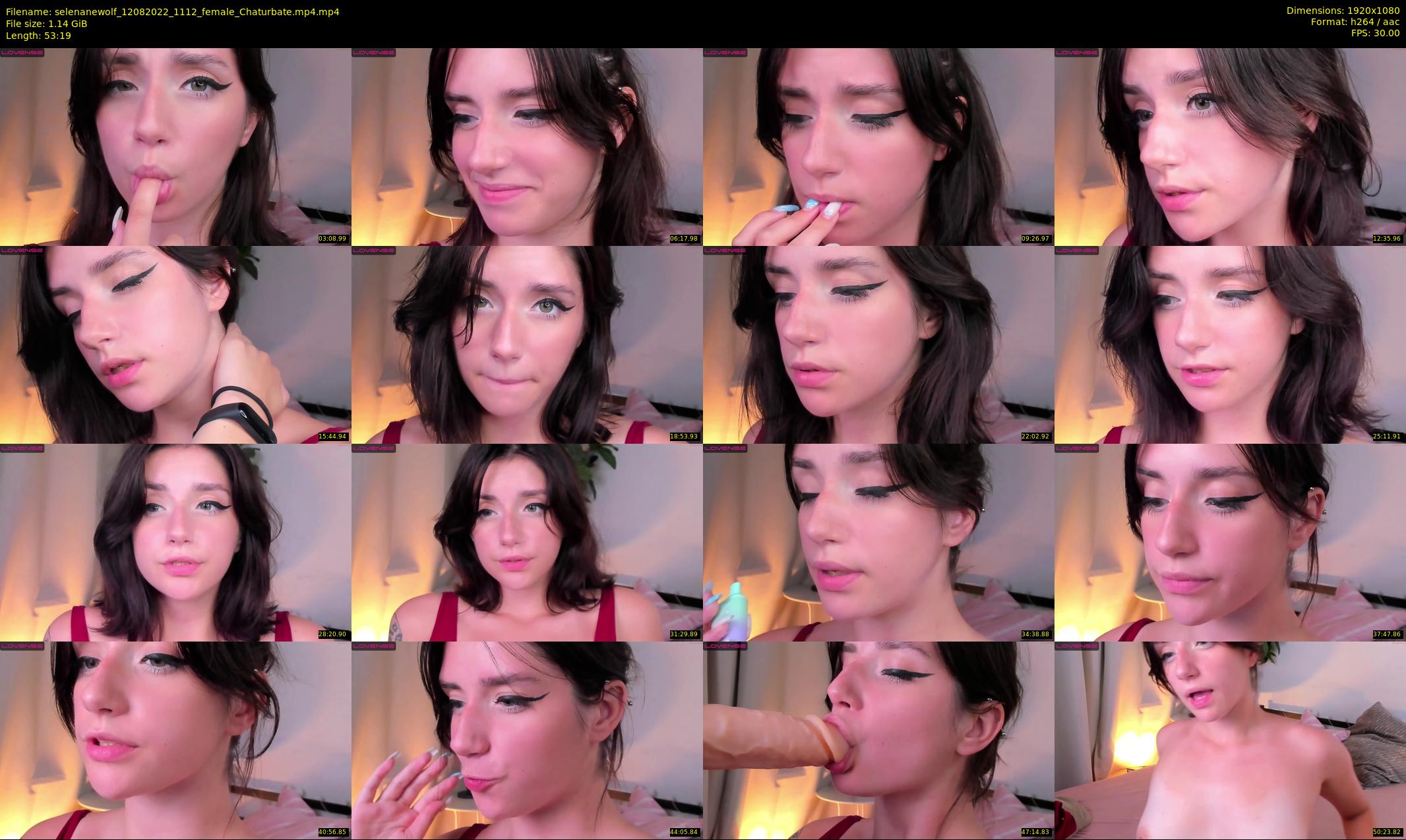 selenanewolf — 54 minute Chaturbate couple cam show recording, 1080p, Aug 12, 2022