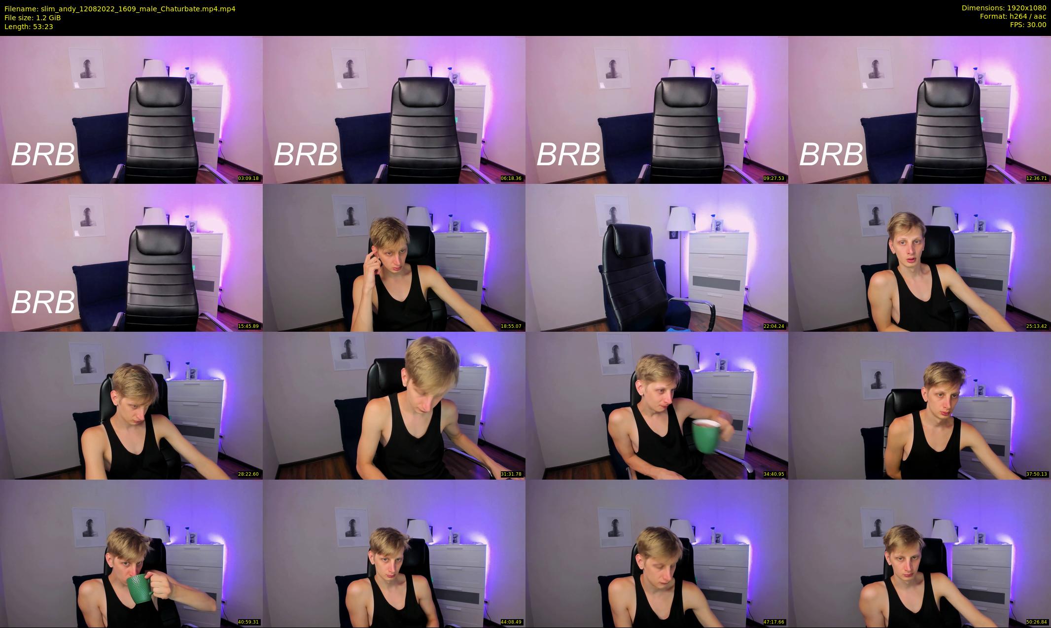 slim_andy — 54 minute Chaturbate male cam show recording, 1080p, Aug 12, 2022