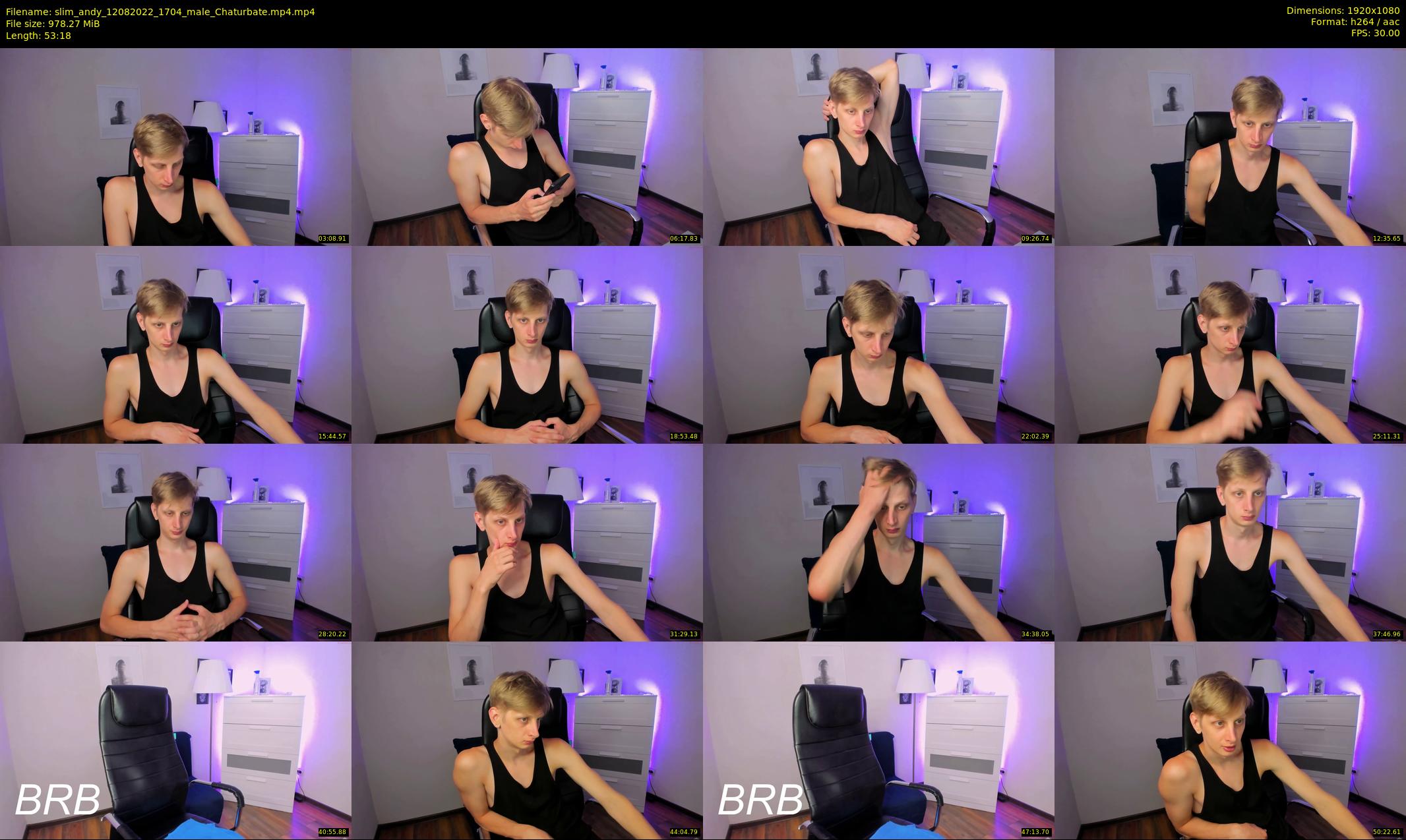 slim_andy — 54 minute Chaturbate male cam show recording, 1080p, Aug 12, 2022