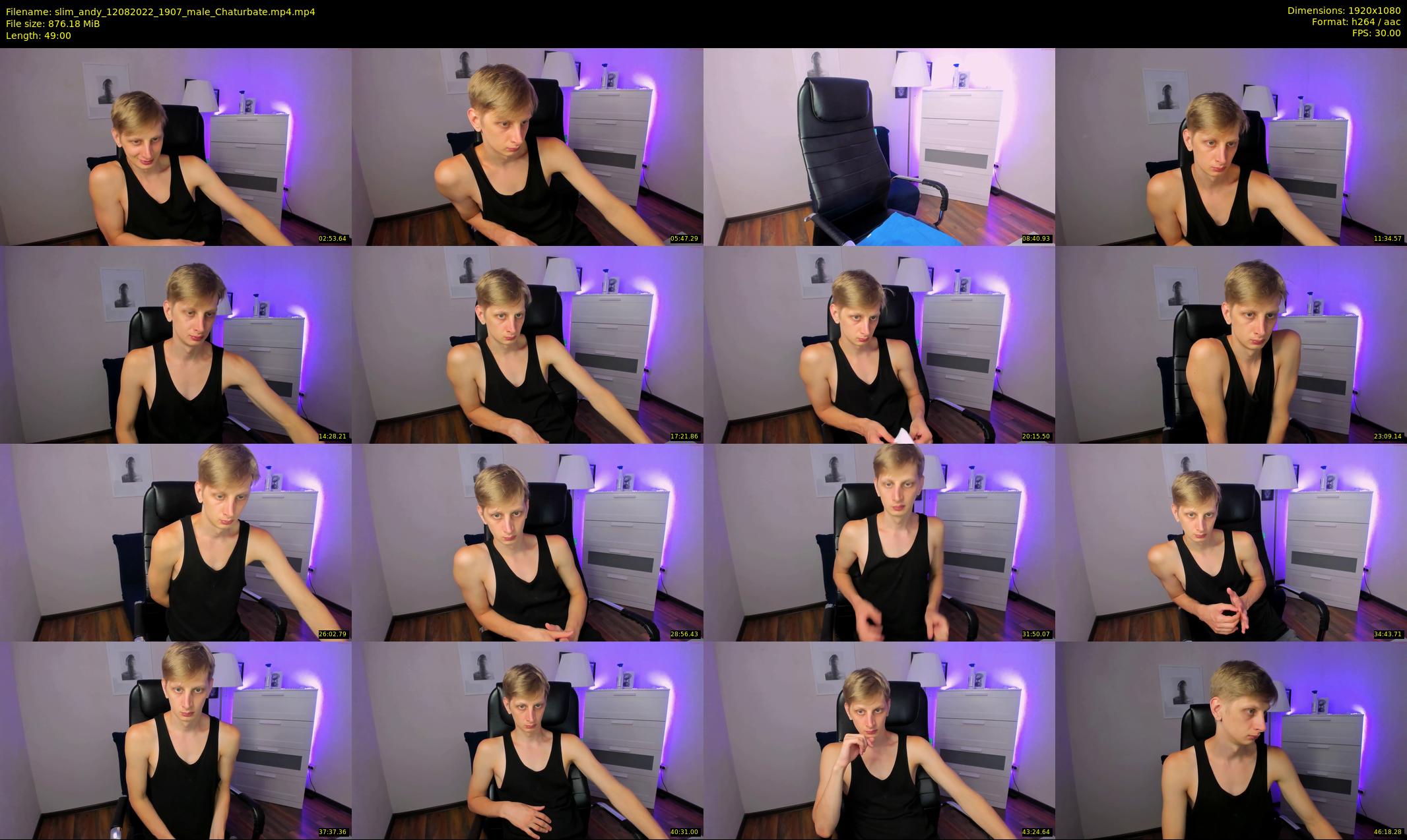 slim_andy — 49 minute Chaturbate male cam show recording, 1080p, Aug 12, 2022