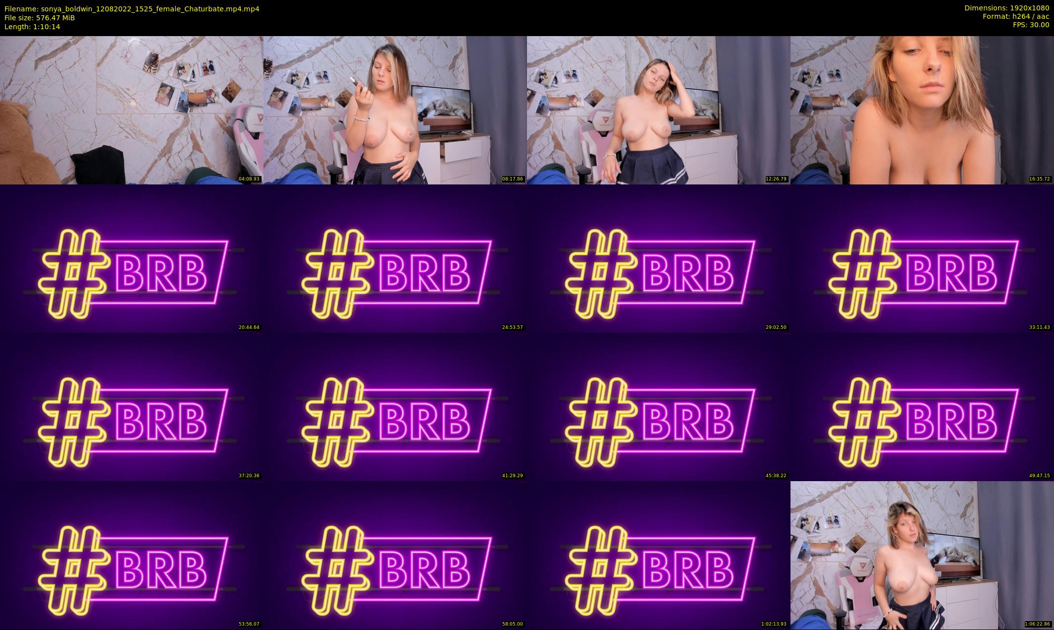 sonya_boldwin — 71 minute Chaturbate female cam show recording, 1080p, Aug 12, 2022