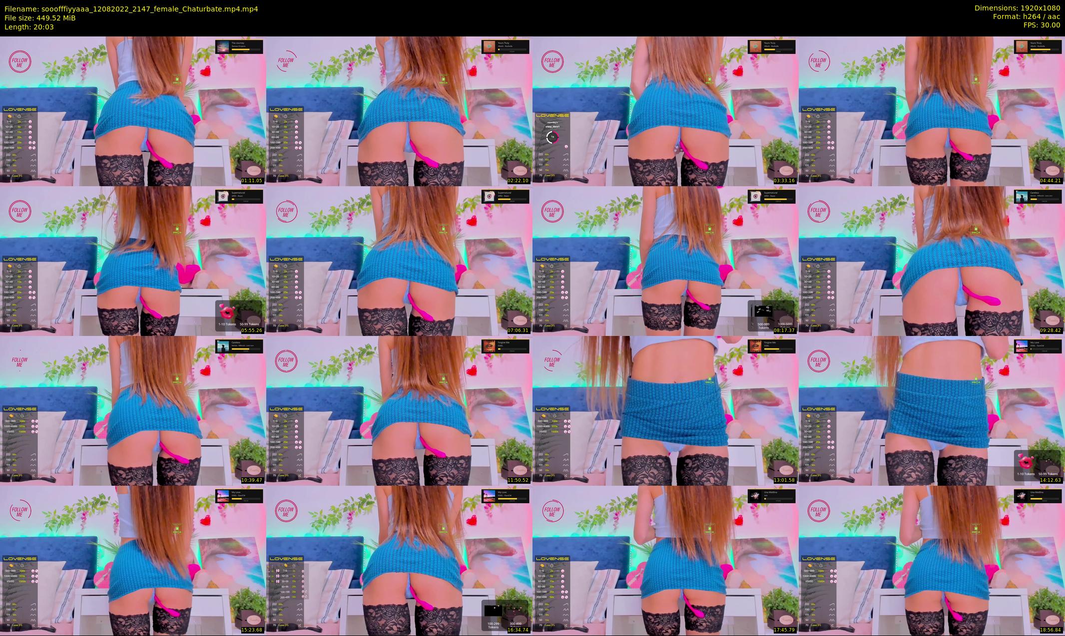 sooofffiyyaaa — 21 minute Chaturbate female cam show recording, 1080p, Aug 12, 2022