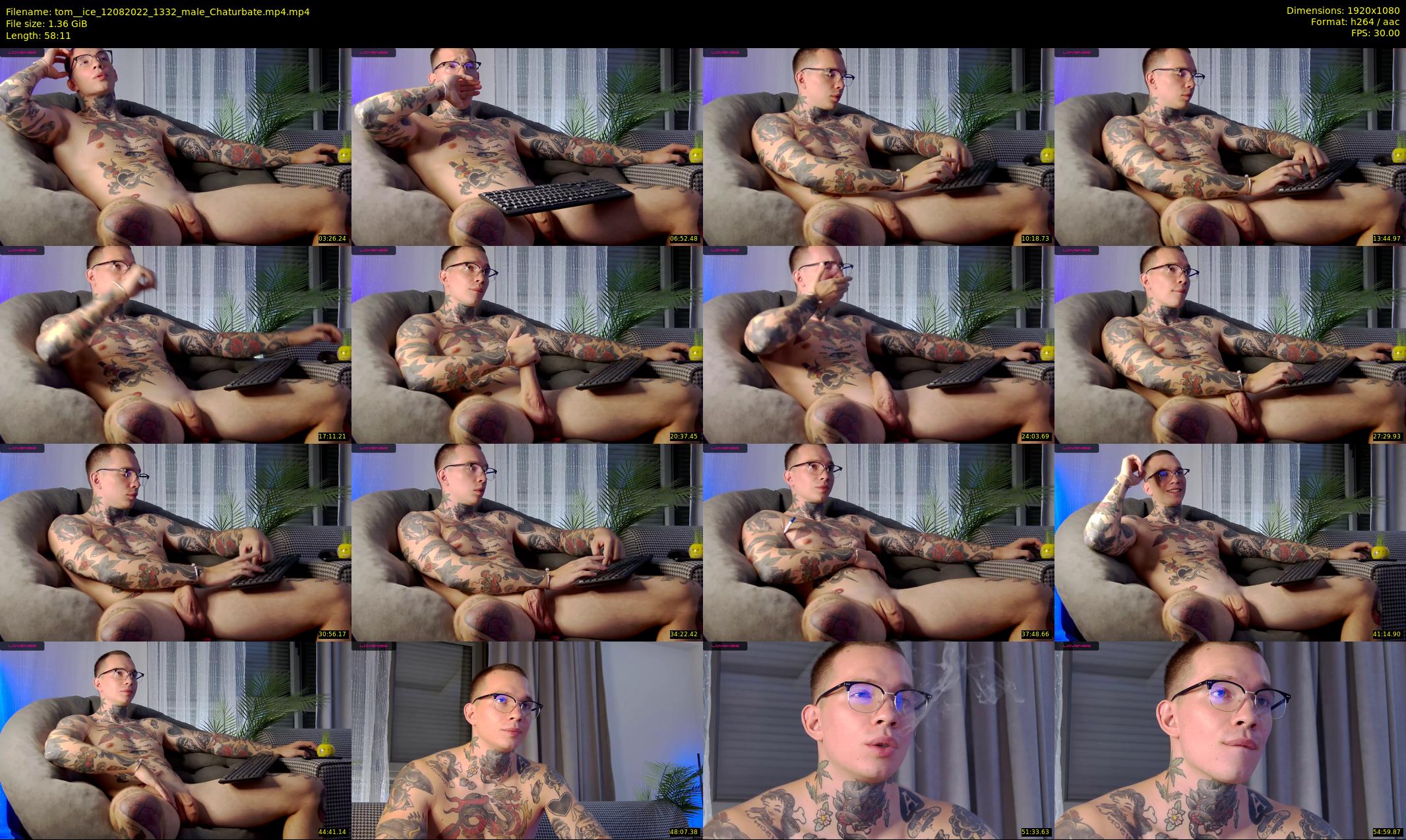 tom__ice — 59 minute Chaturbate male cam show recording, 1080p, Aug 12, 2022