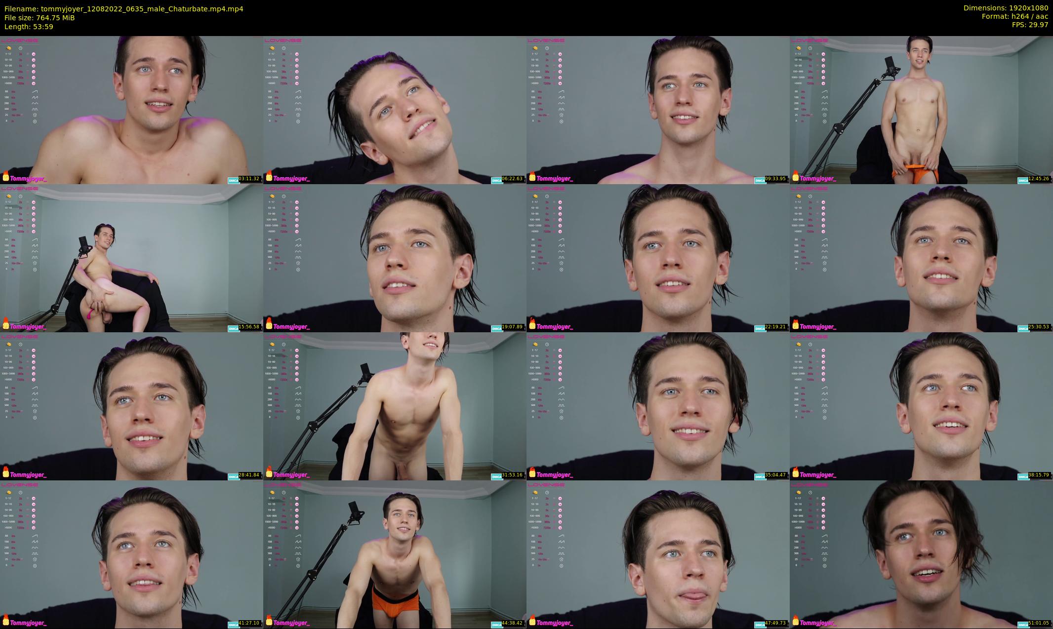 tommyjoyer — 54 minute Chaturbate male cam show recording, 1080p, Aug 12, 2022