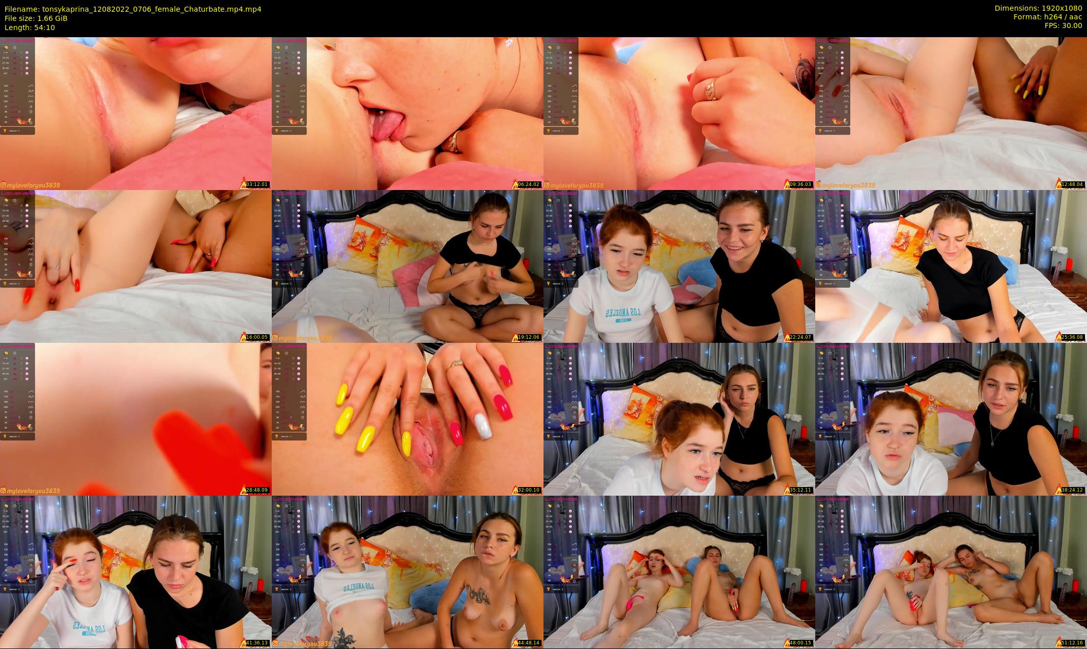 tonsykaprina — 55 minute Chaturbate couple cam show recording, 1080p, Aug 12, 2022