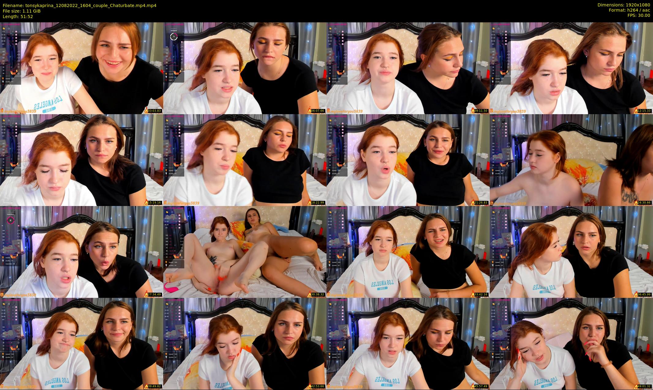 tonsykaprina — 52 minute Chaturbate couple cam show recording, 1080p, Aug 12, 2022