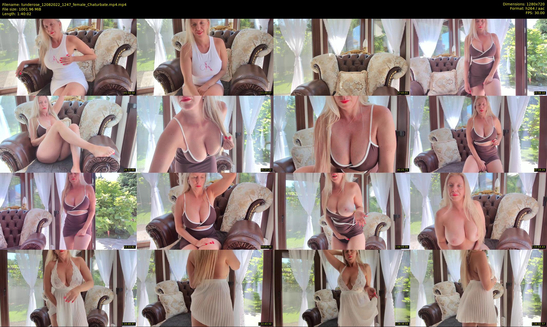 tunderose — 101 minute Chaturbate female cam show recording, 720p, Aug 12, 2022