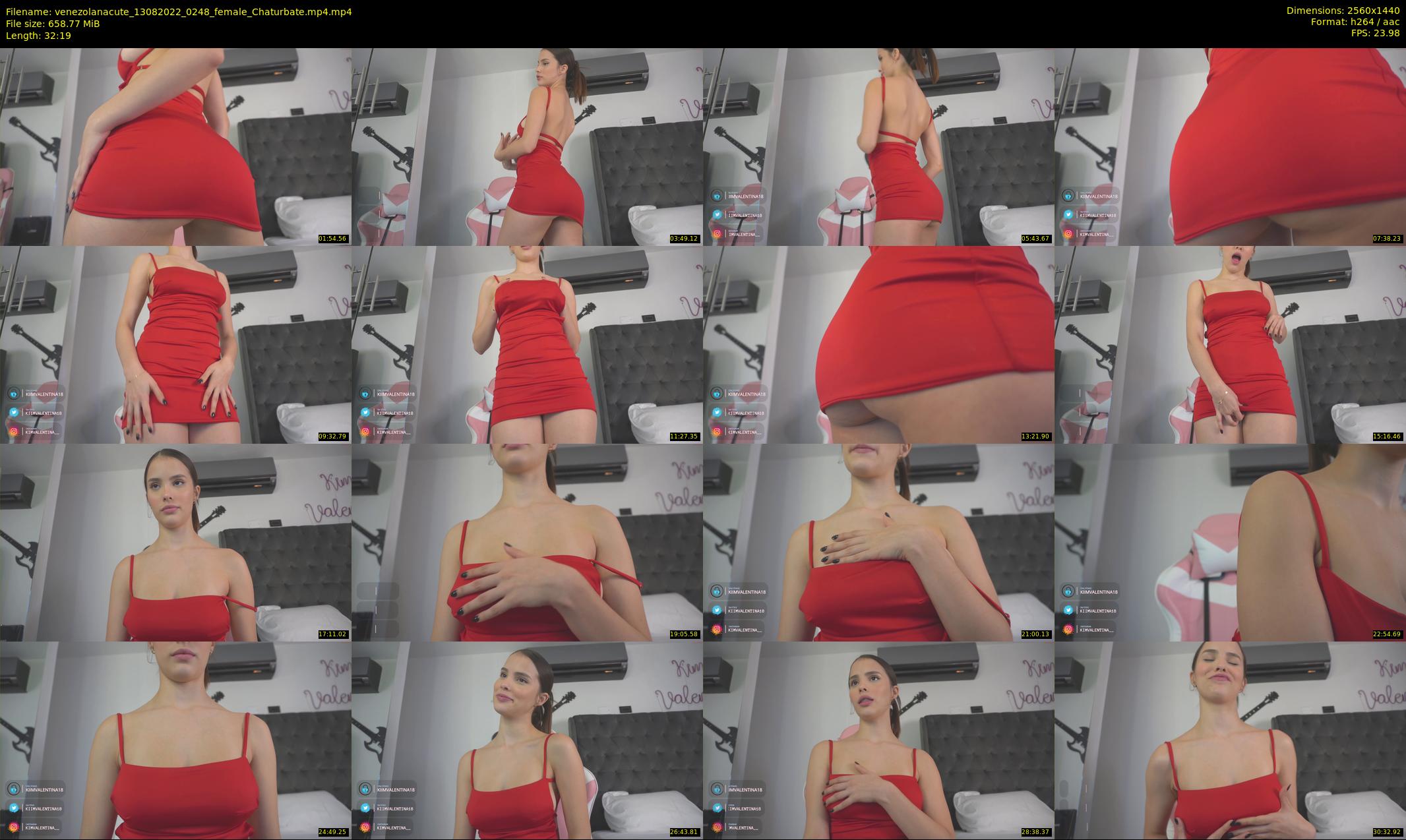 venezolanacute — 33 minute Chaturbate female cam show recording, 1080p, Aug 13, 2022