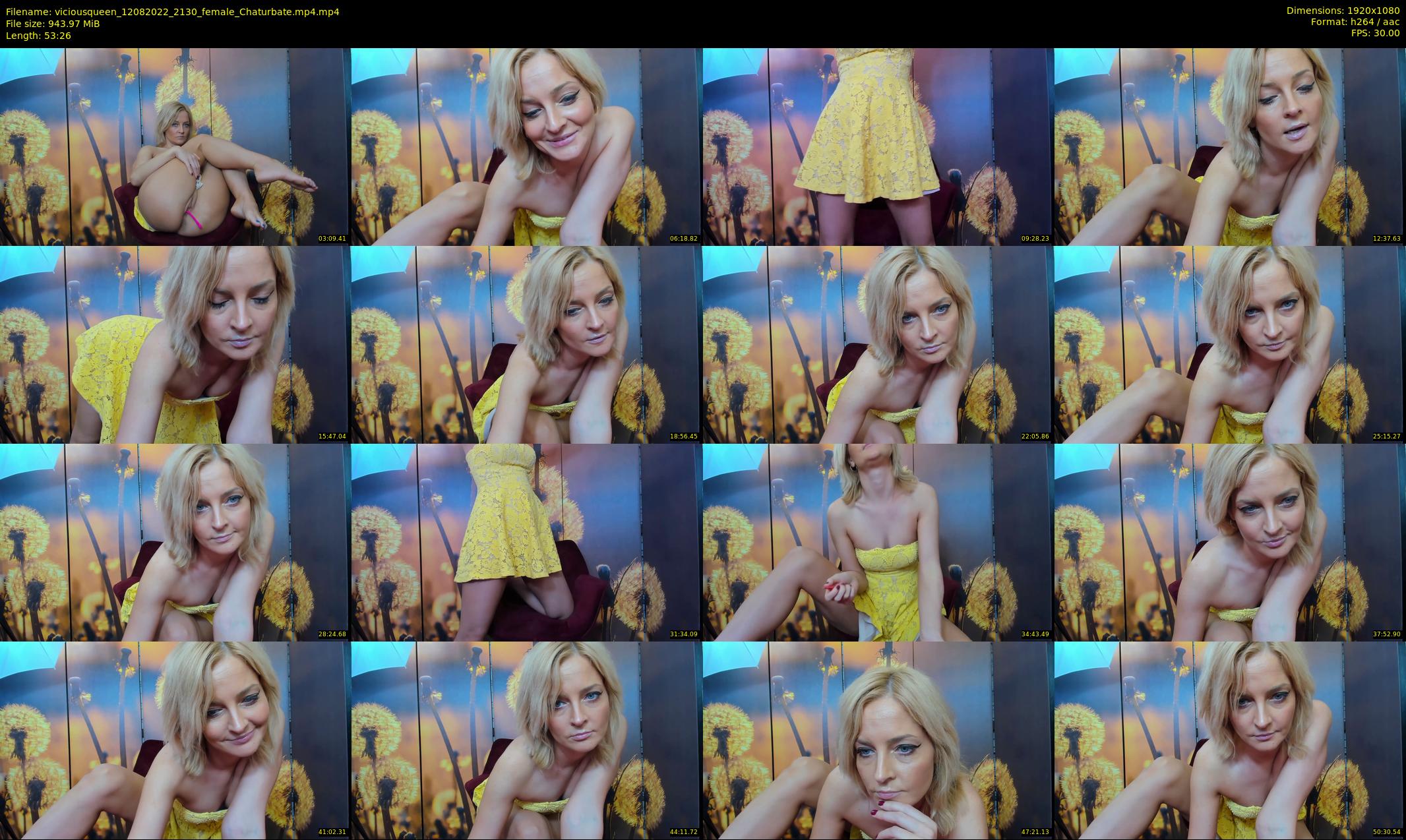 viciousqueen — 54 minute Chaturbate female cam show recording, 1080p, Aug 12, 2022