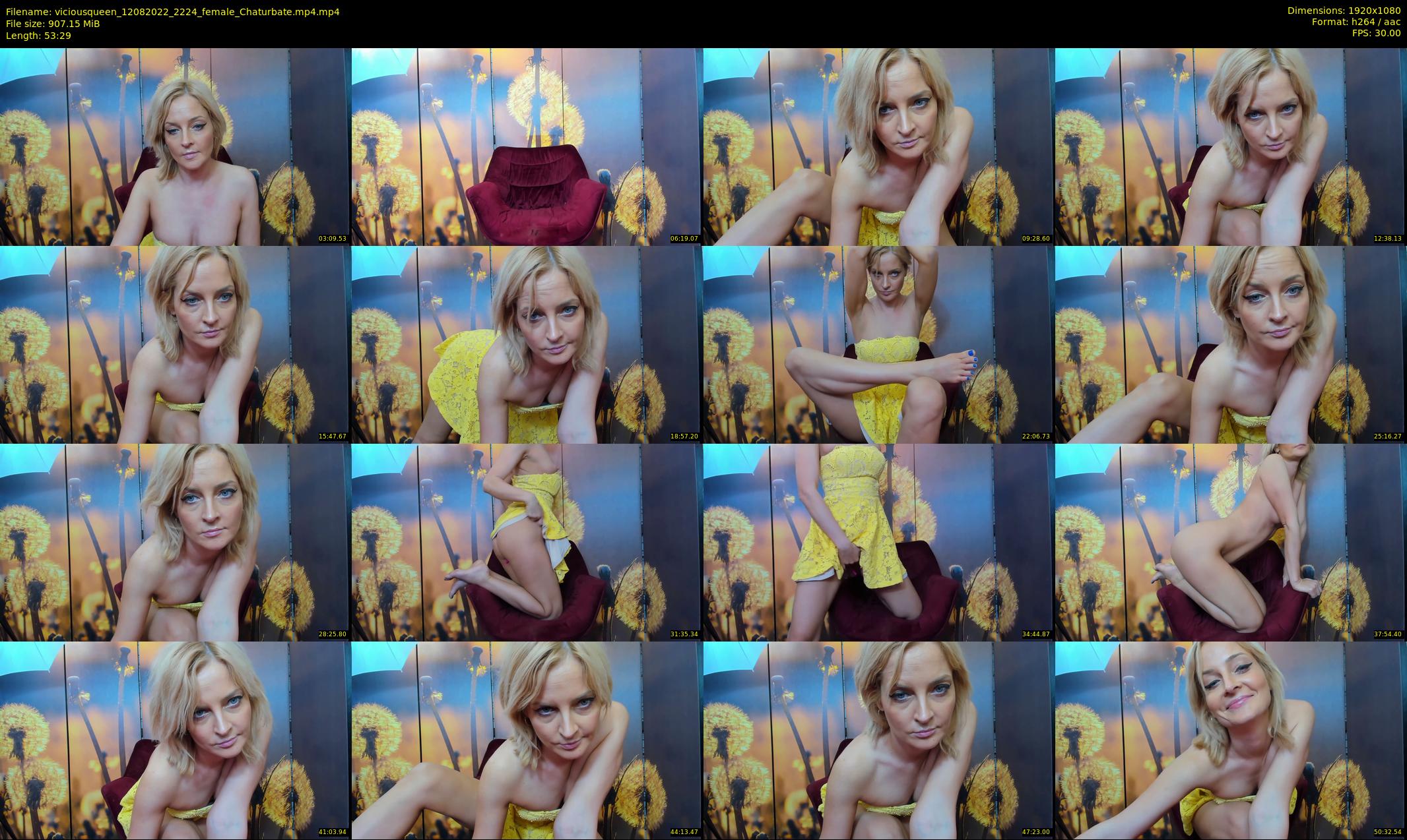 viciousqueen — 54 minute Chaturbate female cam show recording, 1080p, Aug 12, 2022
