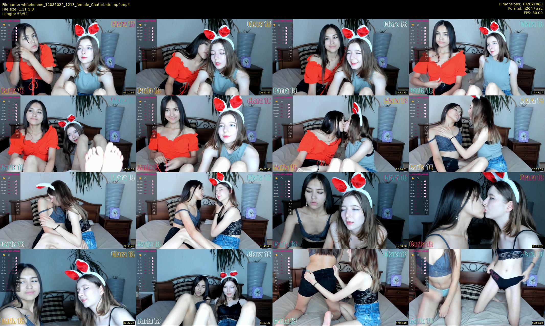 whitehelene — 54 minute Chaturbate female cam show recording, 1080p, Aug 12, 2022
