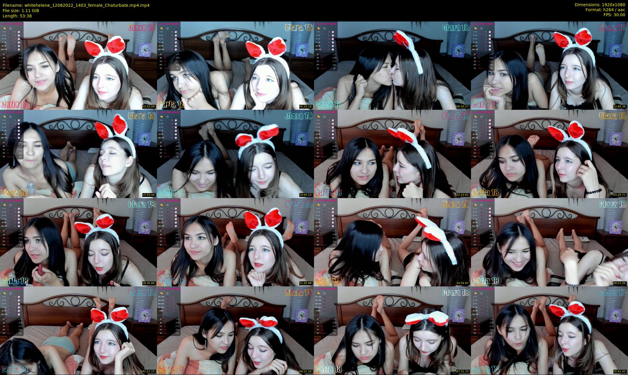 whitehelene — 54 minute Chaturbate female cam show recording, 1080p, Aug 12, 2022