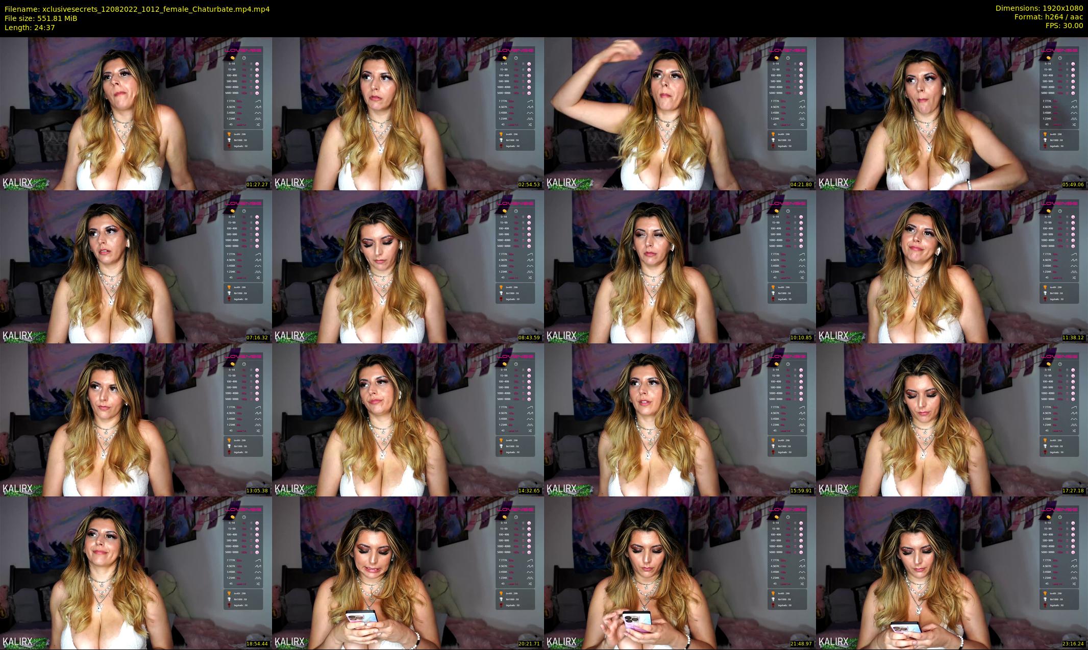 xclusivesecrets — 25 minute Chaturbate female cam show recording, 1080p, Aug 12, 2022