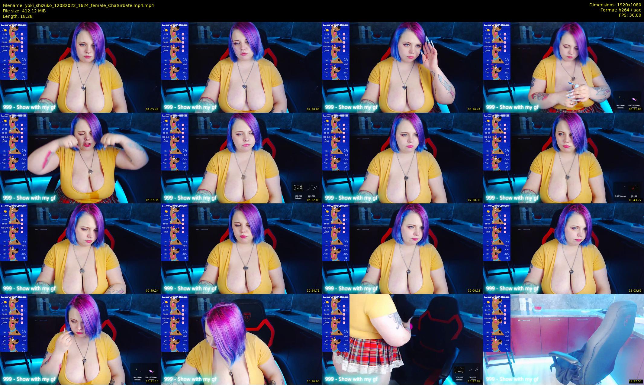 yoki_shizuko — 19 minute Chaturbate female cam show recording, 1080p, Aug 12, 2022