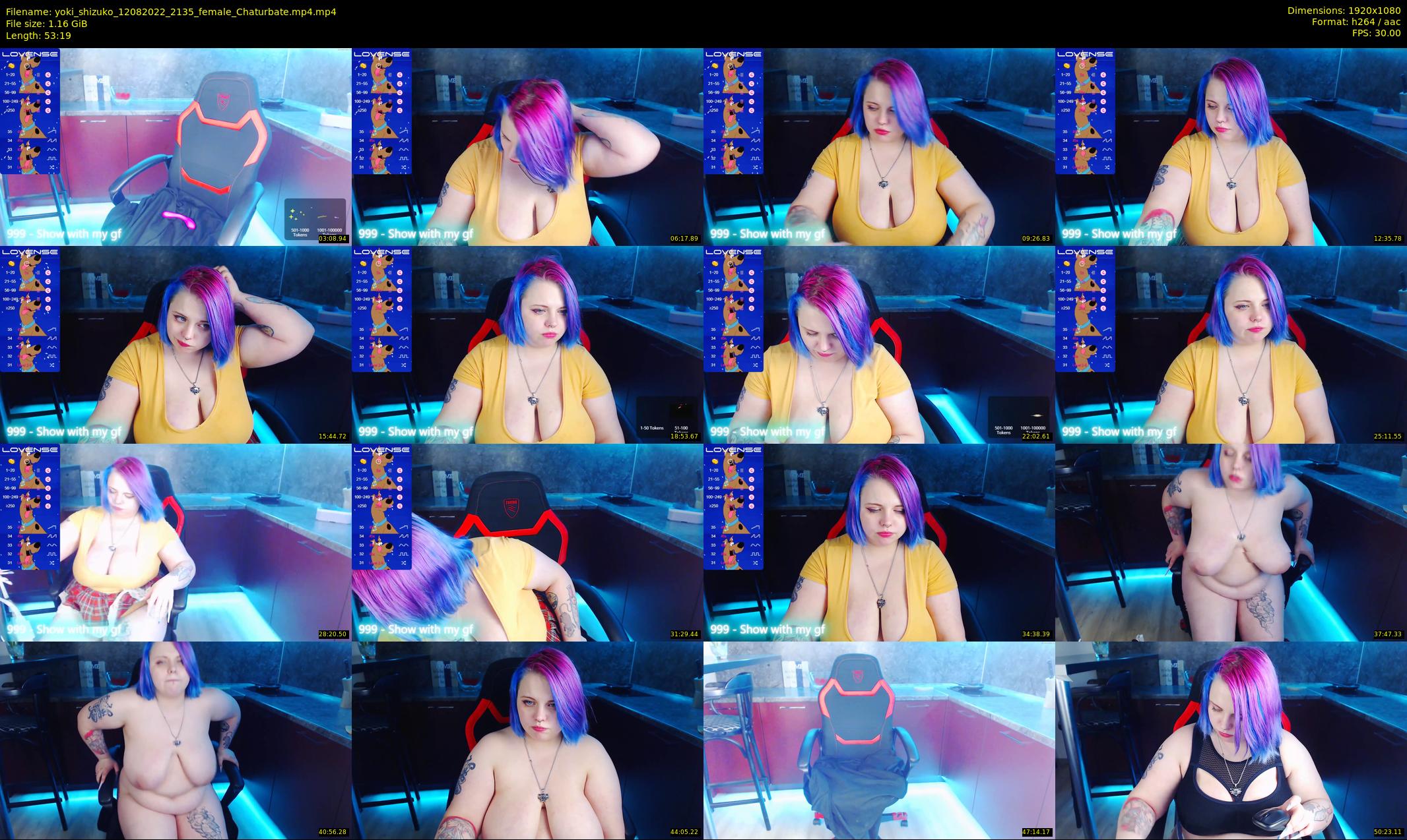 yoki_shizuko — 54 minute Chaturbate female cam show recording, 1080p, Aug 12, 2022