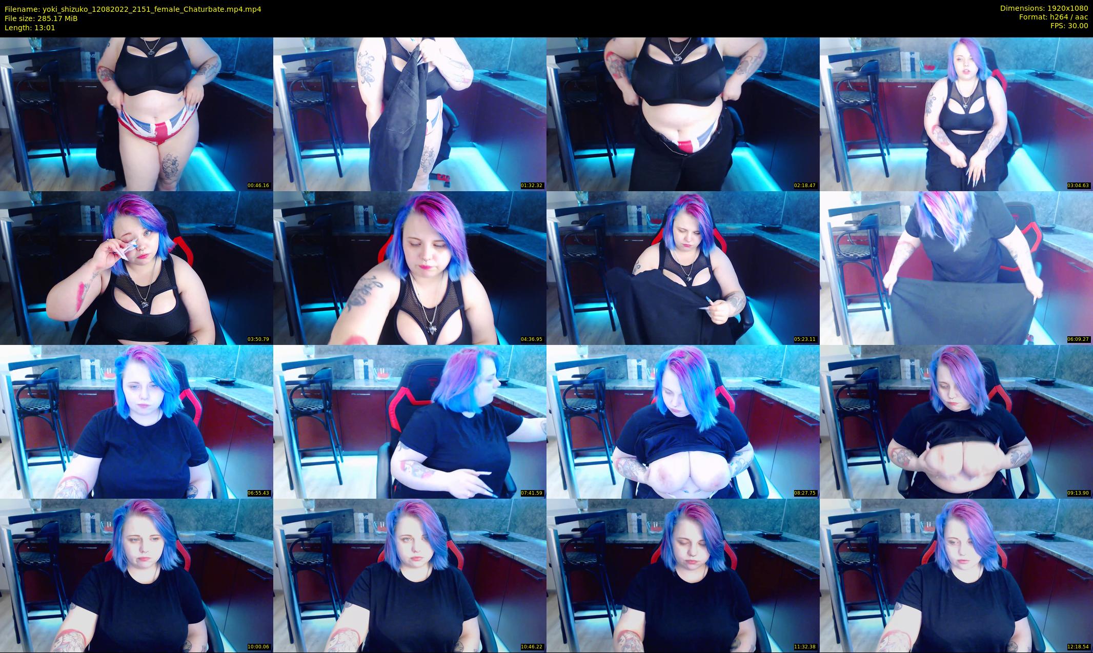 yoki_shizuko — 14 minute Chaturbate female cam show recording, 1080p, Aug 12, 2022