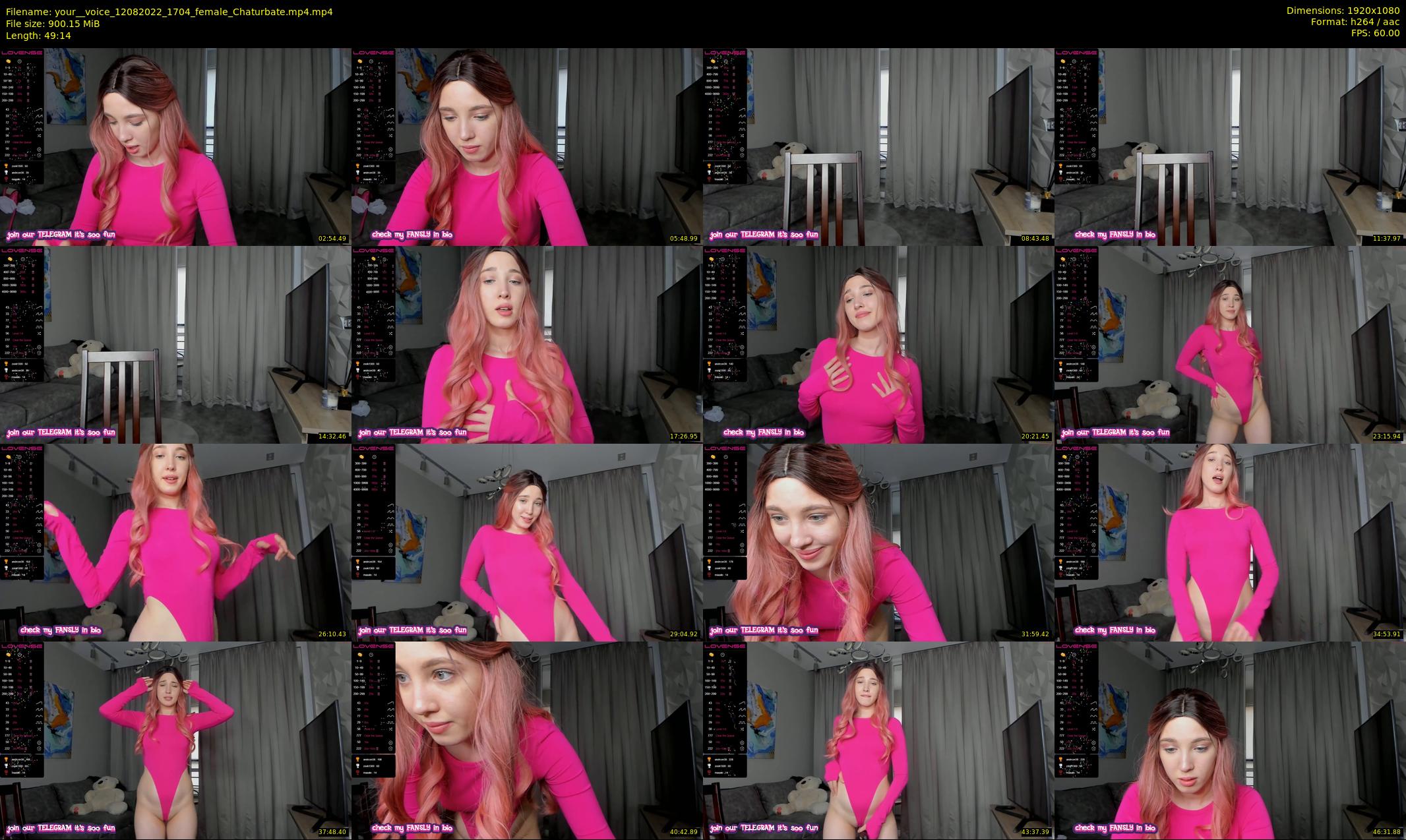 your__voice — 50 minute Chaturbate female cam show recording, 1080p, Aug 12, 2022