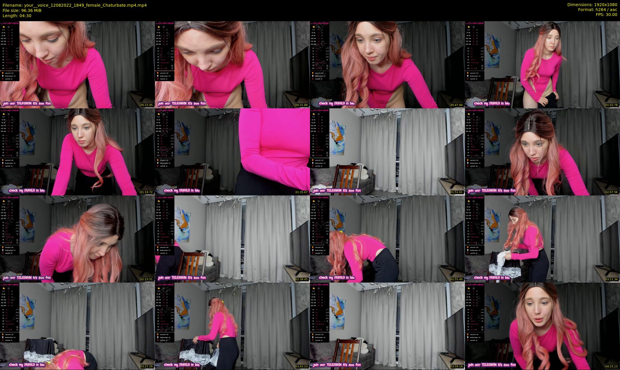 your__voice — 5 minute Chaturbate female cam show recording, 1080p, Aug 12, 2022