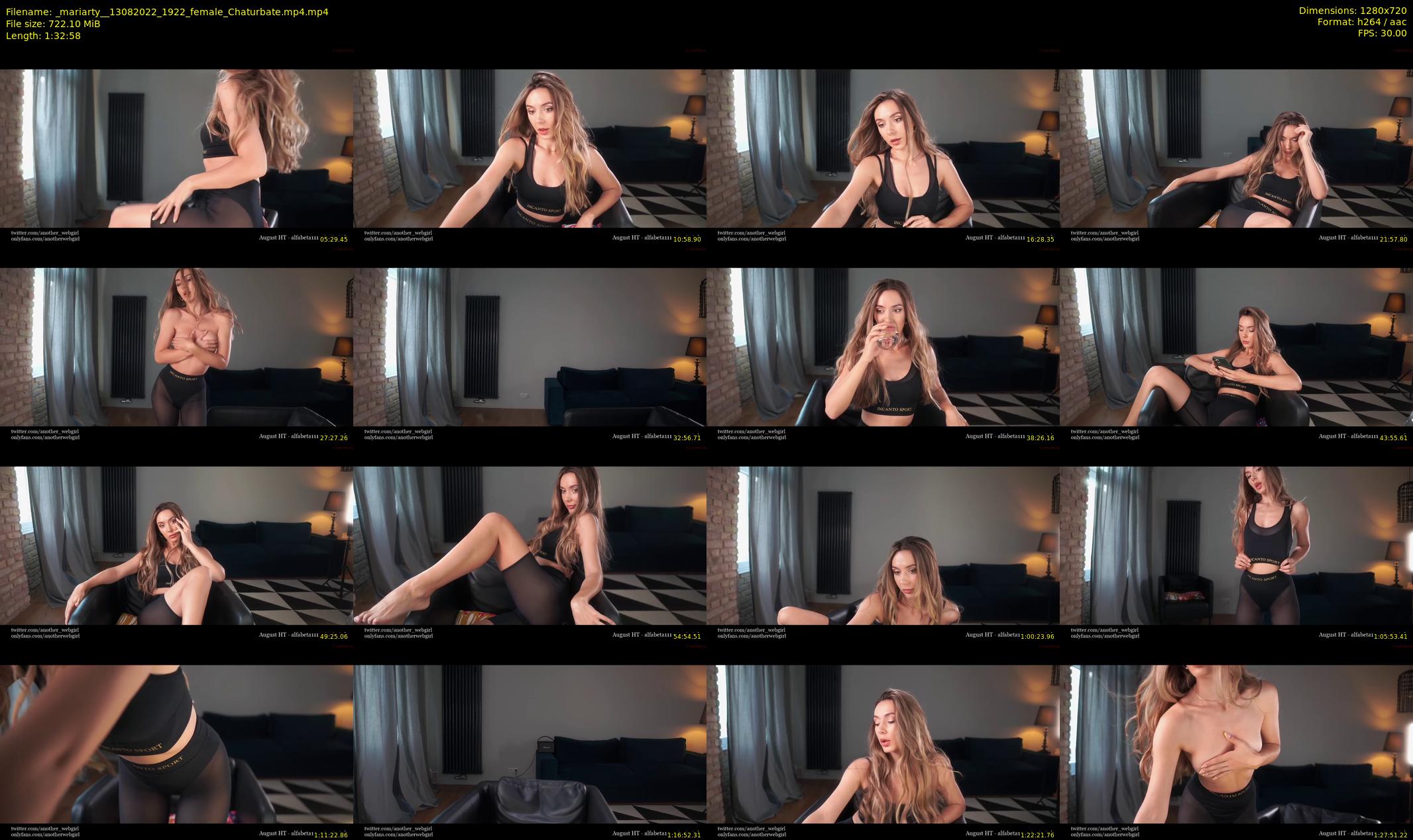 _mariarty_ — 93 minute Chaturbate female cam show recording, 720p, Aug 13, 2022