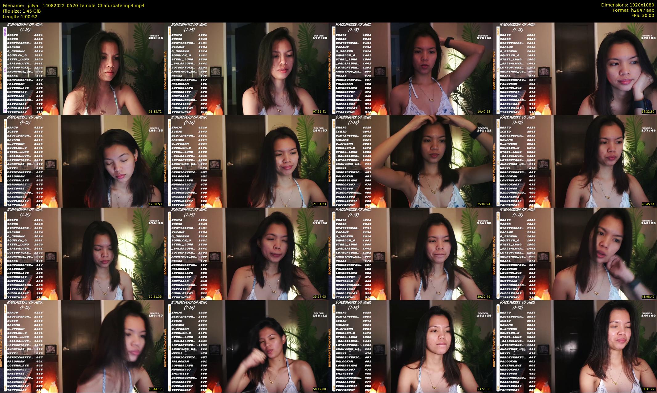 _pilya_ — 61 minute Chaturbate female cam show recording, 1080p, Aug 14, 2022