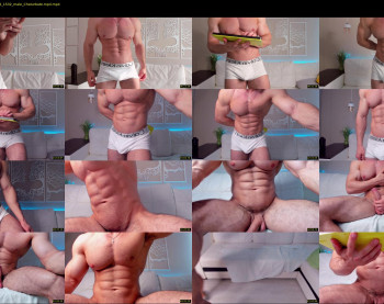 adam_muscle_ — 54 minute Chaturbate male cam show recording, 1080p, Aug 13, 2022
