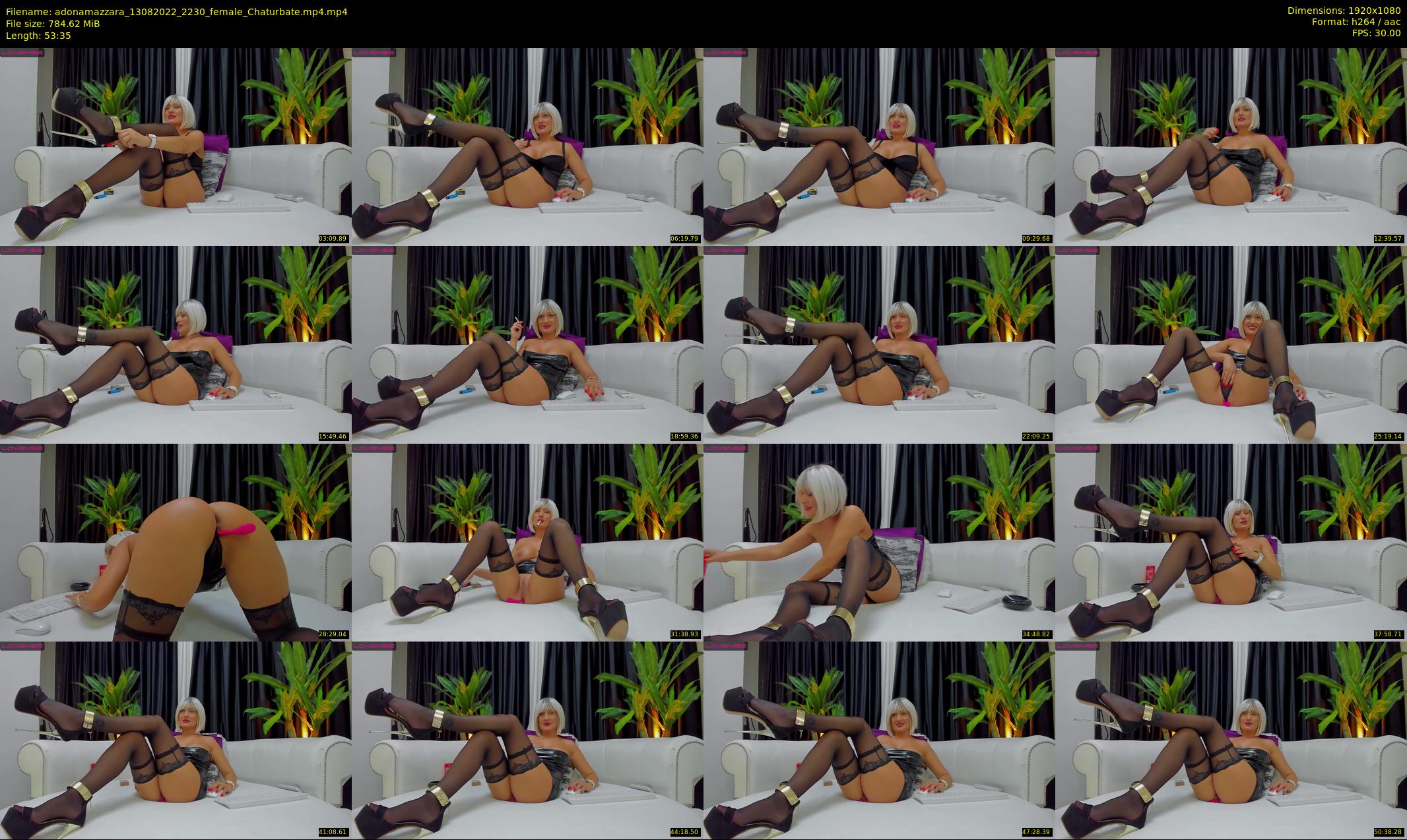 adonamazzara — 54 minute Chaturbate female cam show recording, 1080p, Aug 13, 2022