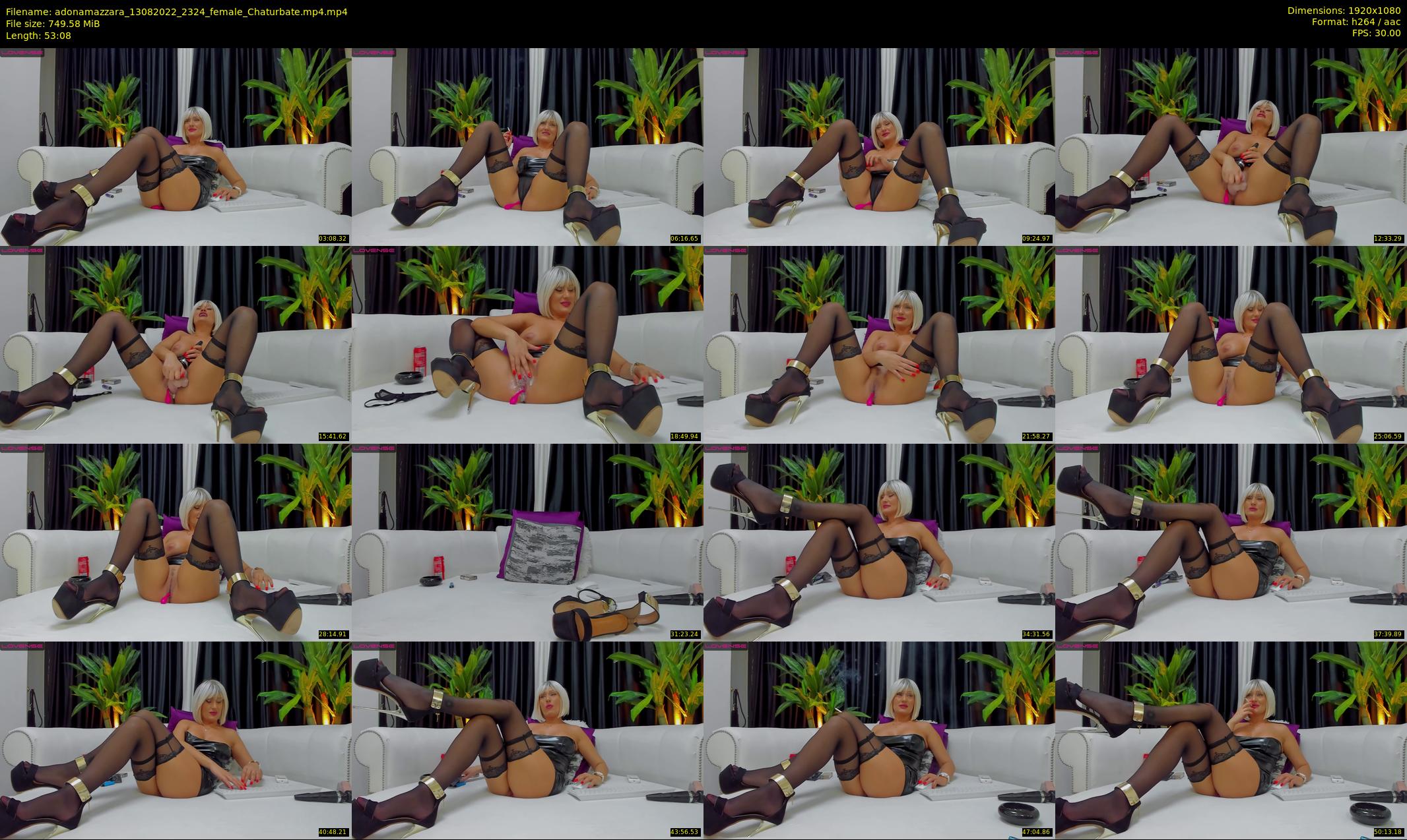 adonamazzara — 54 minute Chaturbate female cam show recording, 1080p, Aug 13, 2022