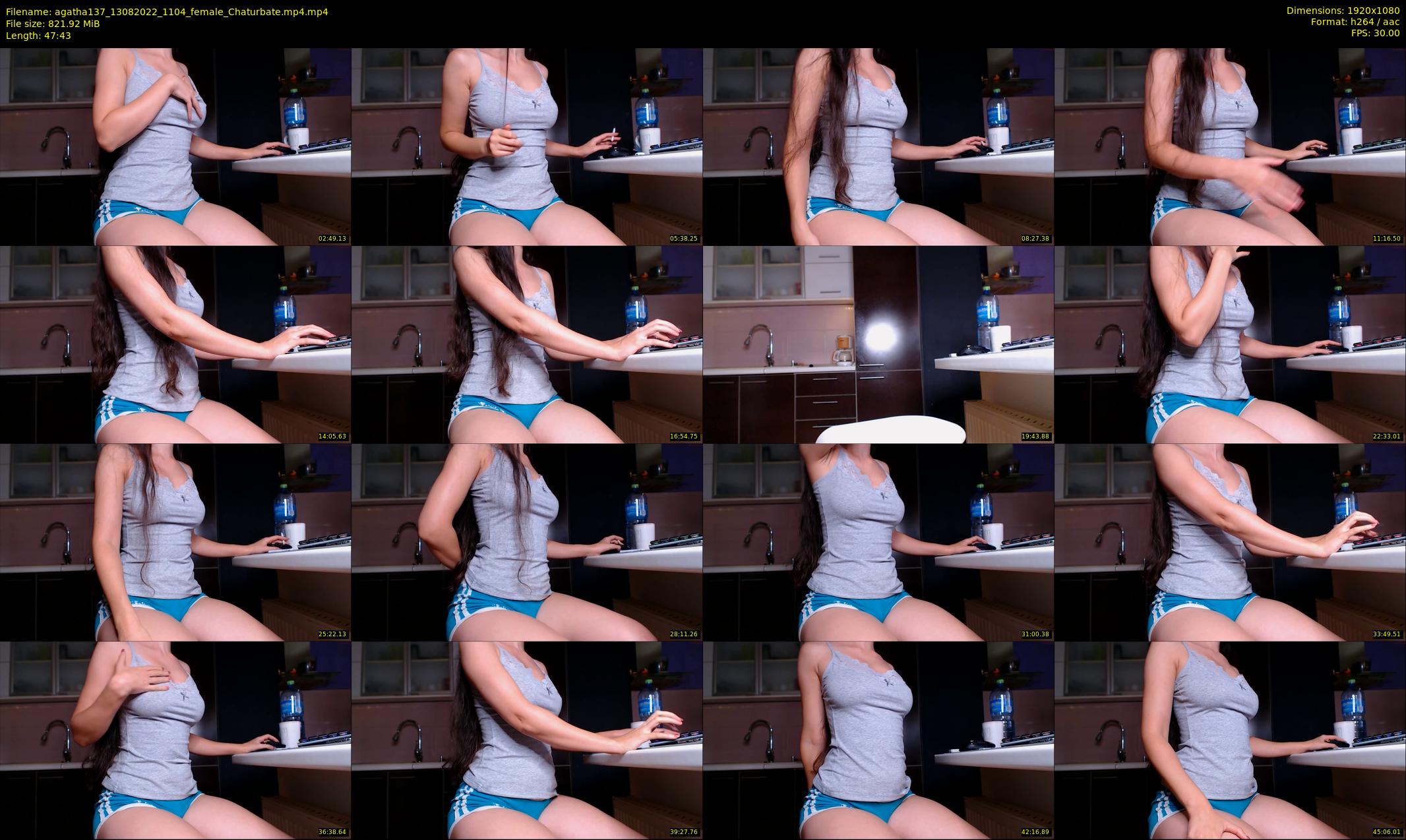 agatha137 — 48 minute Chaturbate female cam show recording, 1080p, Aug 13, 2022