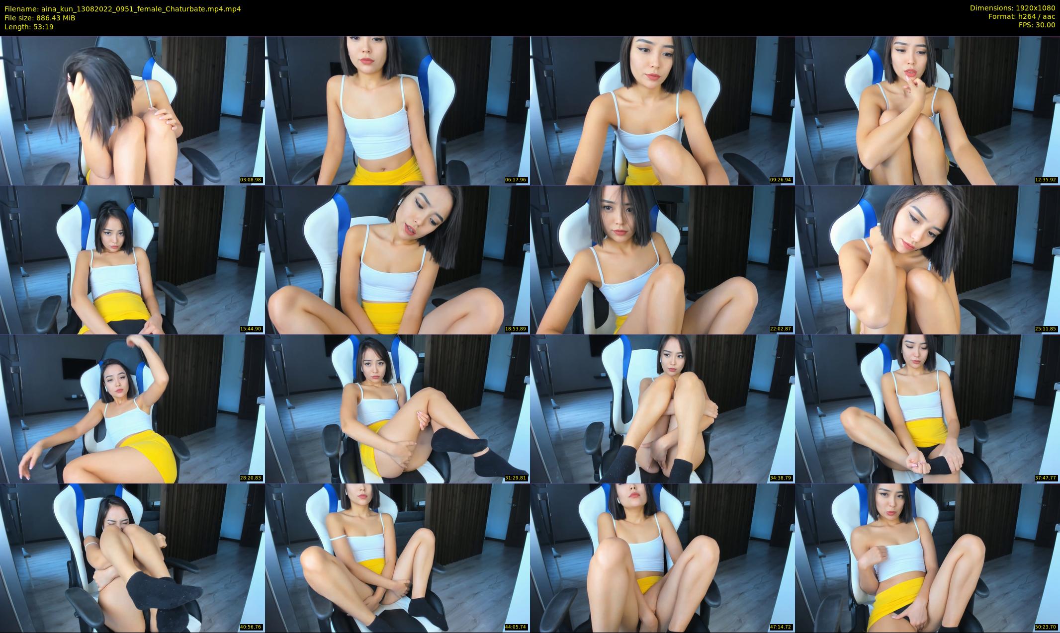 aina_kun — 54 minute Chaturbate female cam show recording, 1080p, Aug 13, 2022