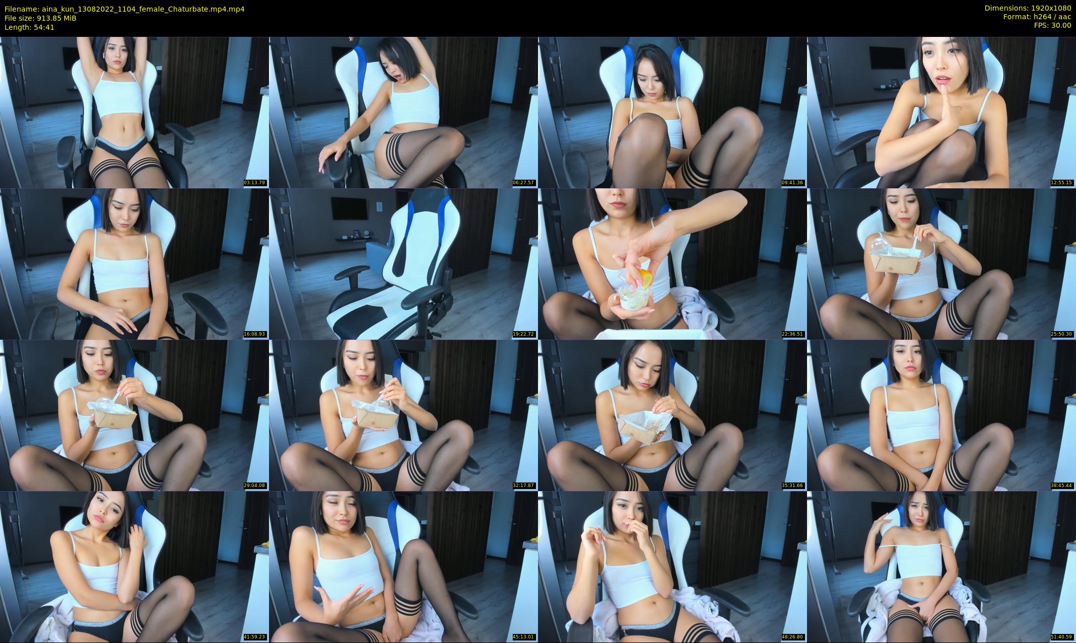 aina_kun — 55 minute Chaturbate female cam show recording, 1080p, Aug 13, 2022