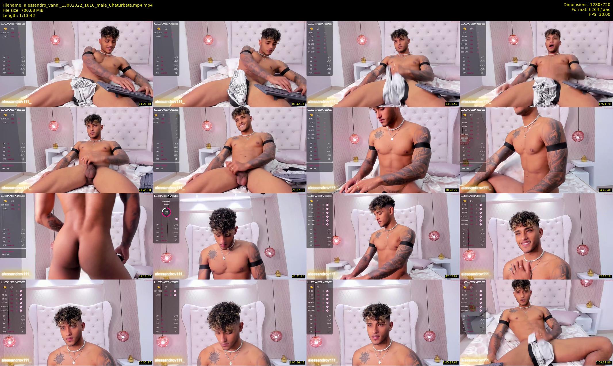 alessandro_vanni — 74 minute Chaturbate male cam show recording, 720p, Aug 13, 2022