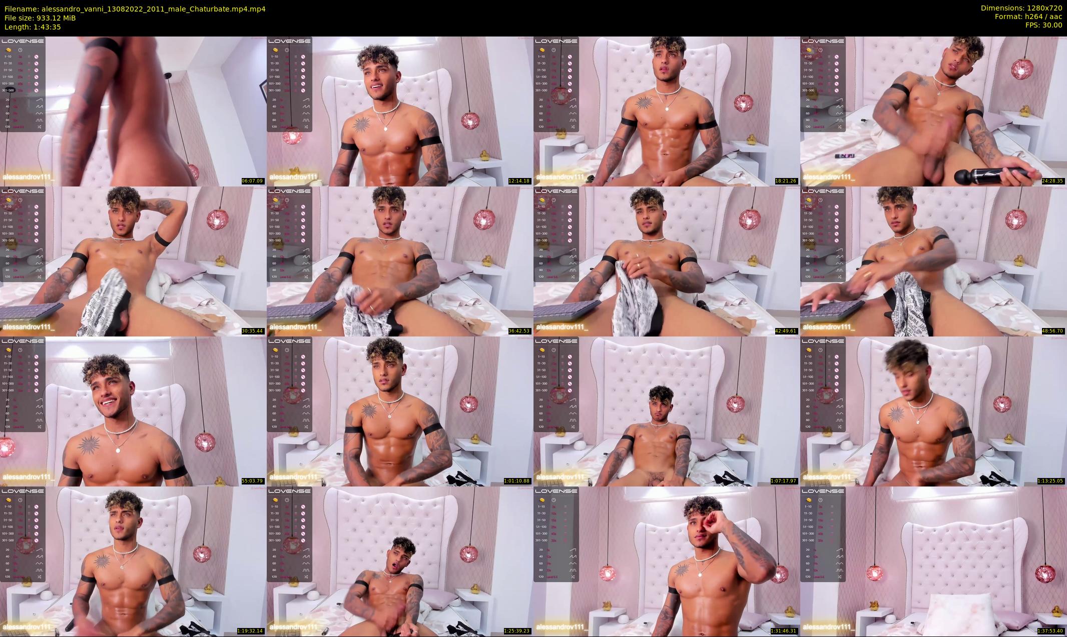 alessandro_vanni — 104 minute Chaturbate male cam show recording, 720p, Aug 13, 2022