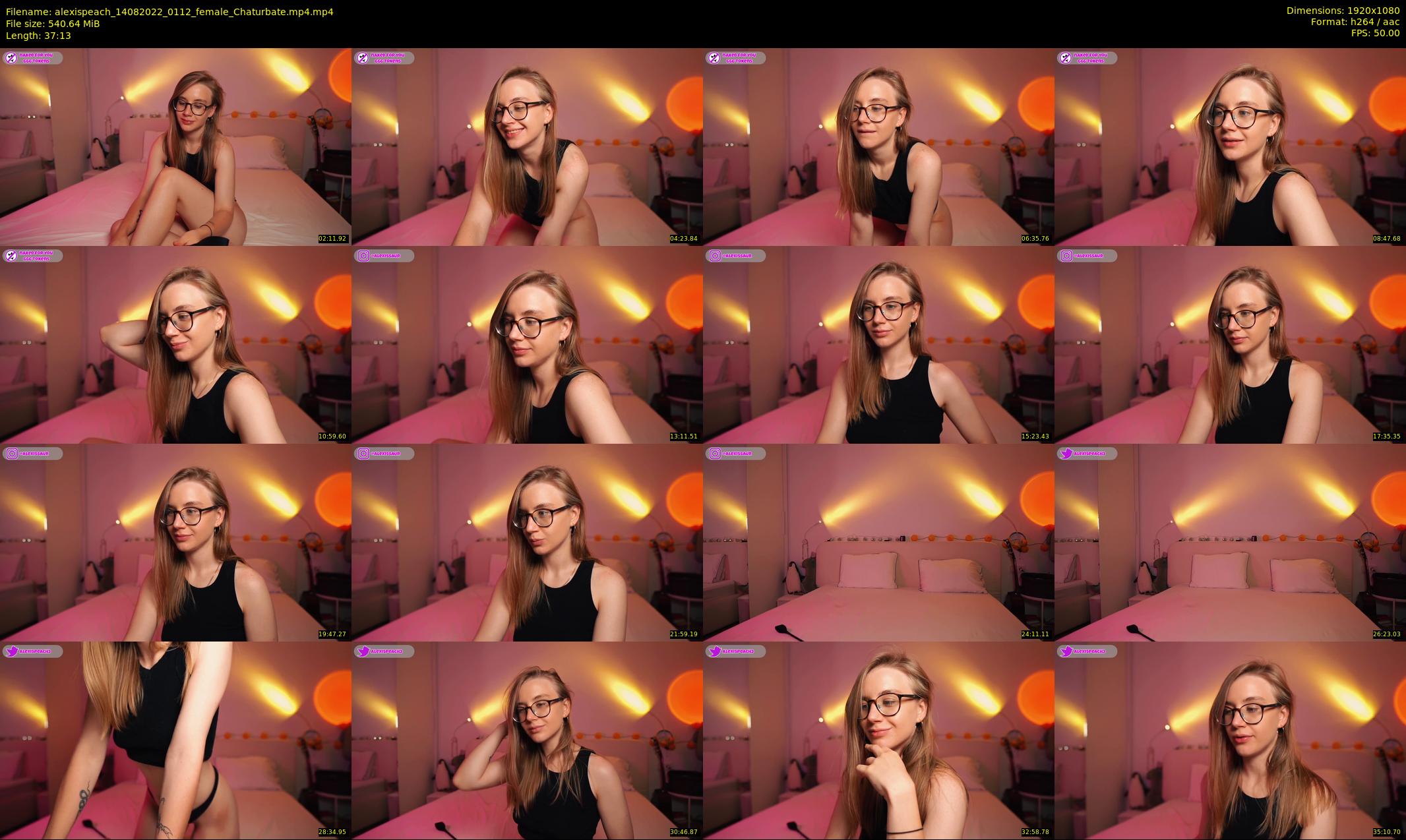 alexispeach — 38 minute Chaturbate female cam show recording, 1080p, Aug 14, 2022