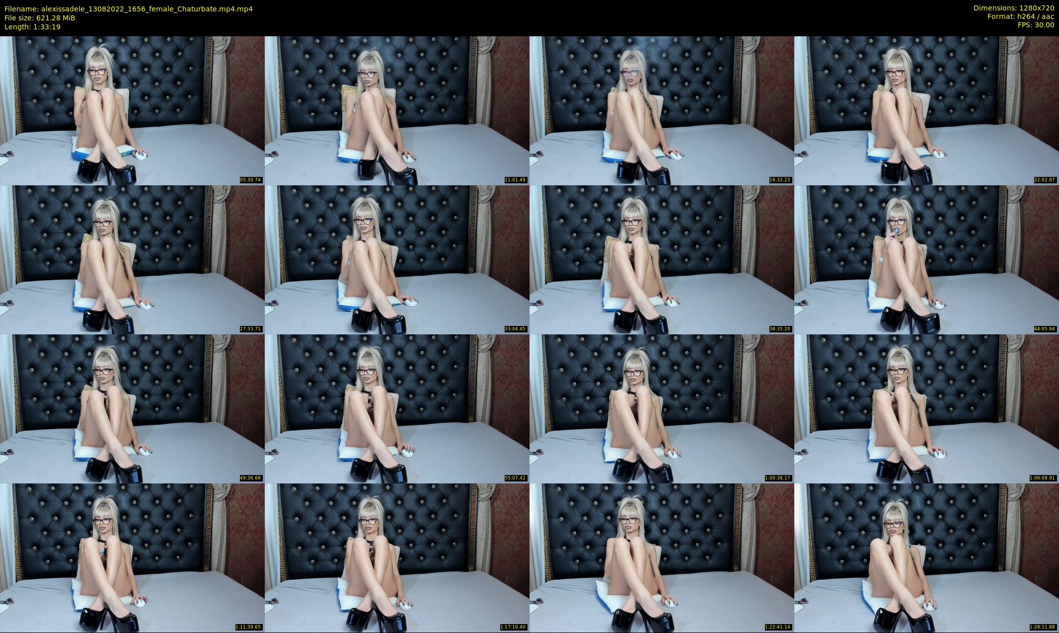 alexissadele — 94 minute Chaturbate female cam show recording, 720p, Aug 13, 2022