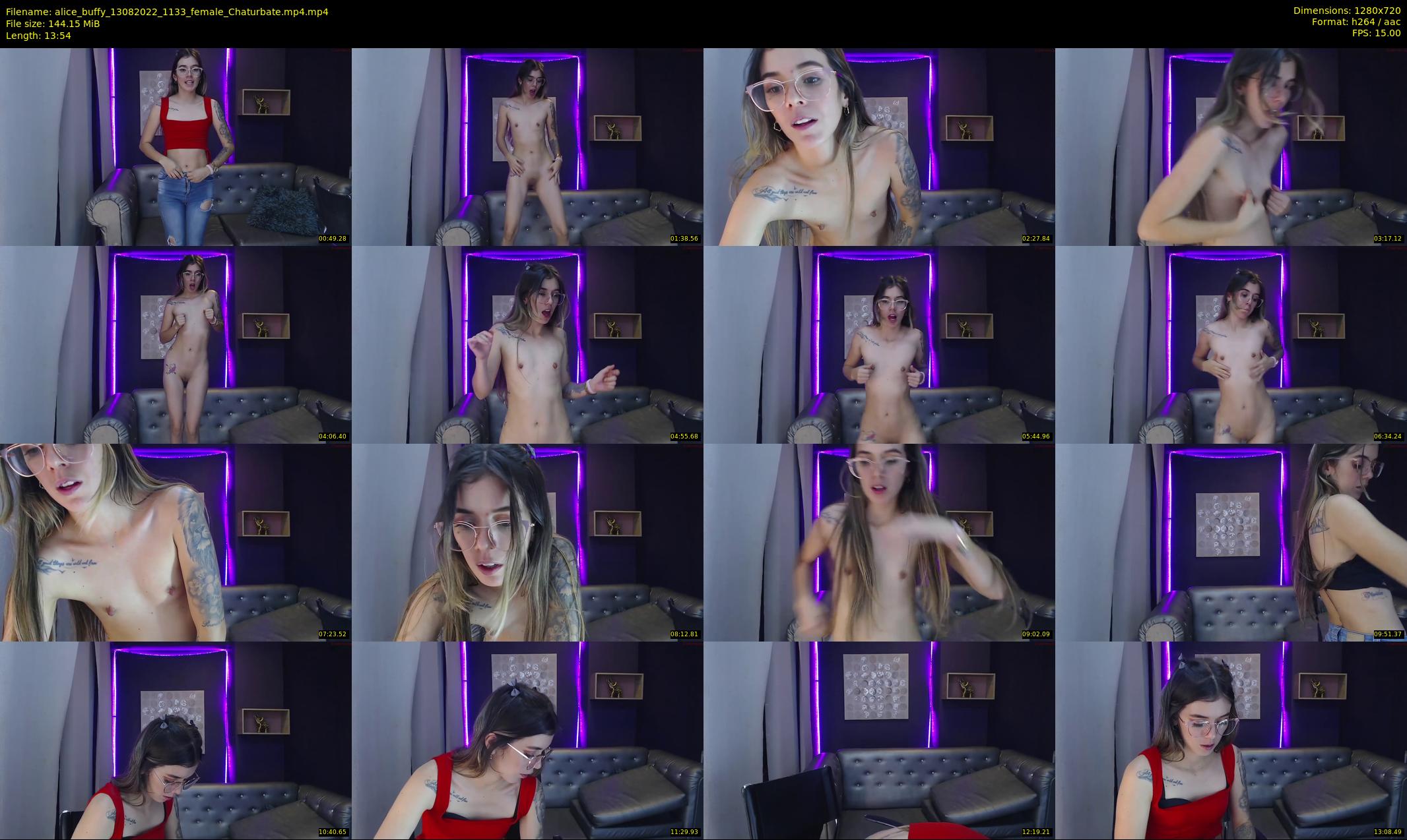 alice_buffy — 14 minute Chaturbate female cam show recording, 720p, Aug 13, 2022