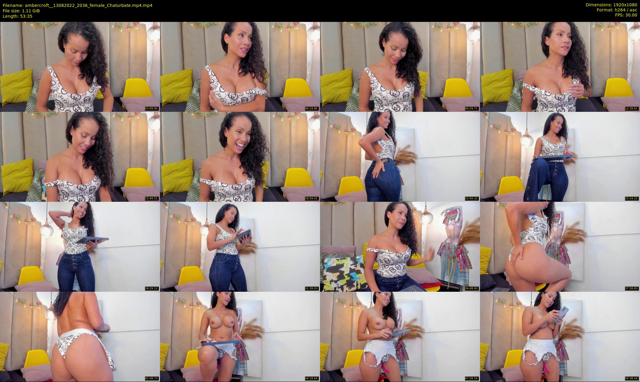 ambercroft_ — 54 minute Chaturbate female cam show recording, 1080p, Aug 13, 2022