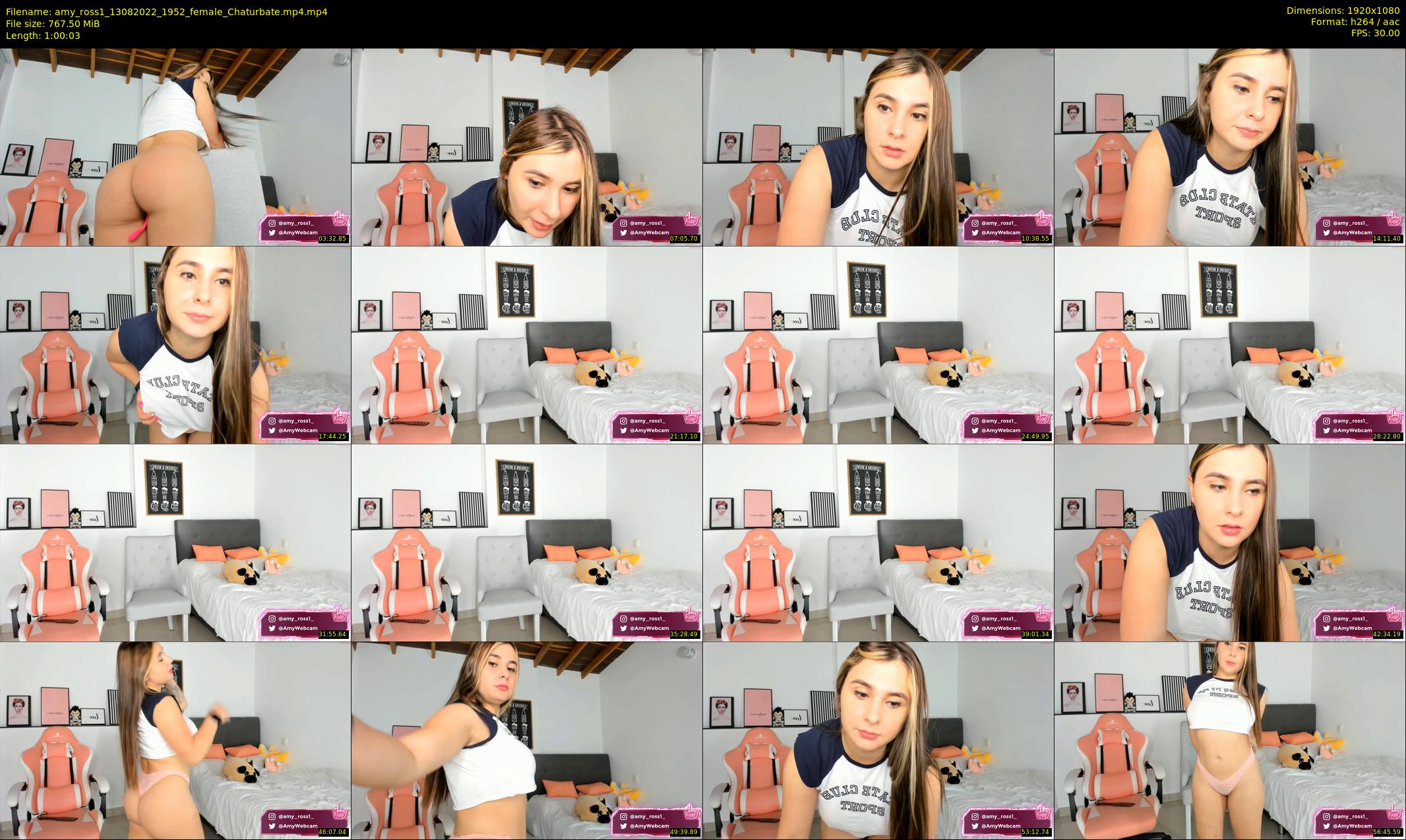 amy_ross1 — 61 minute Chaturbate female cam show recording, 1080p, Aug 13, 2022