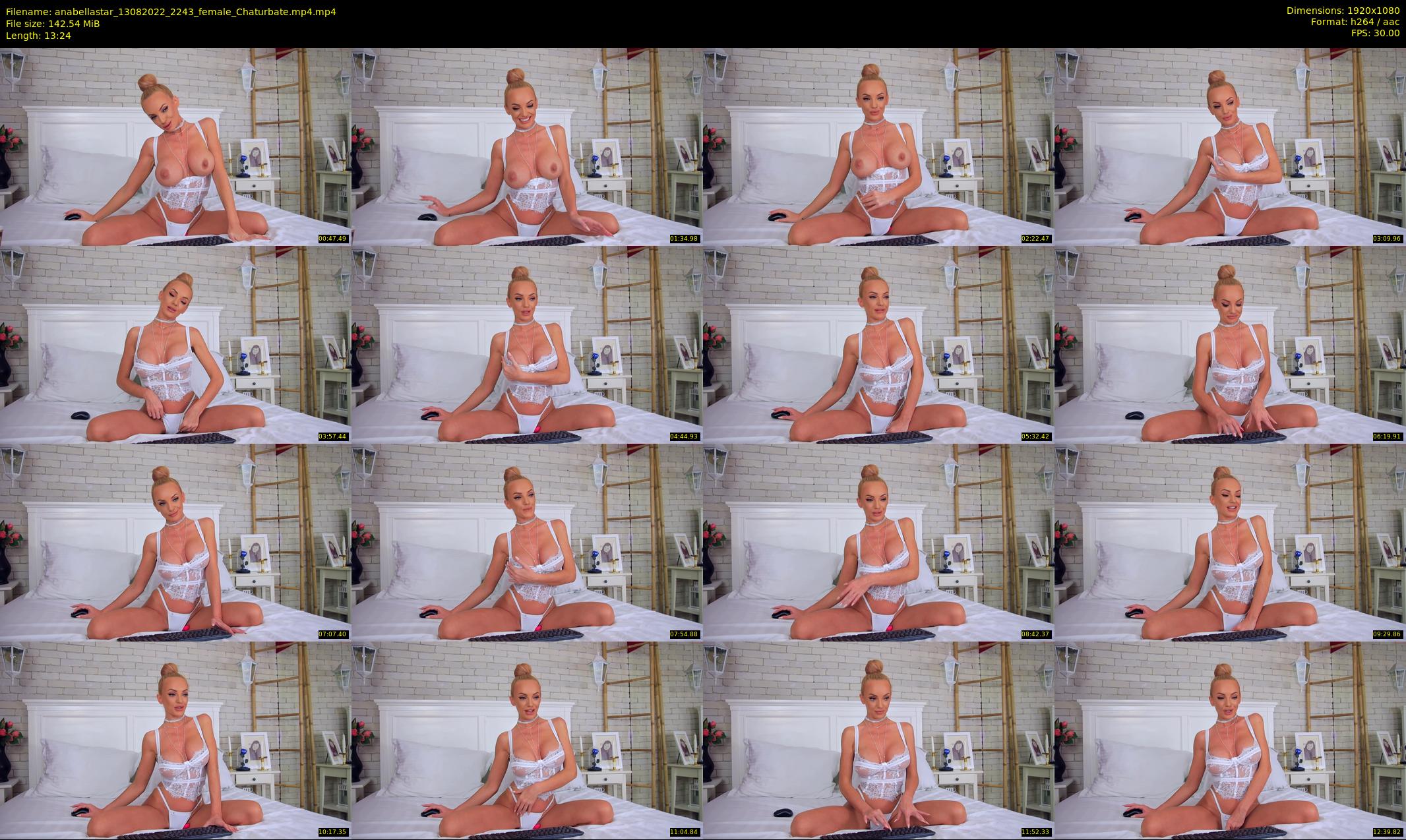 anabellastar — 14 minute Chaturbate female cam show recording, 1080p, Aug 13, 2022