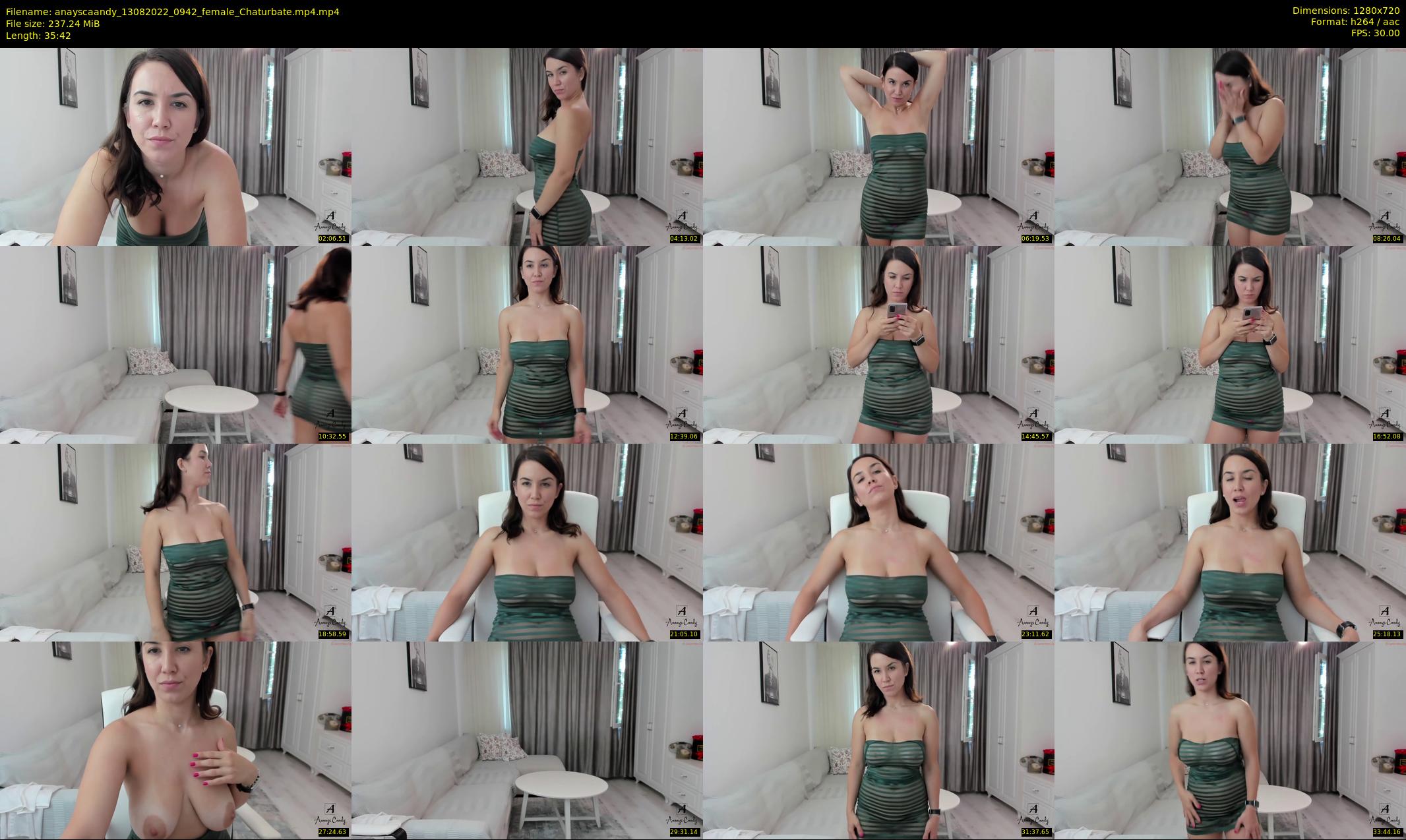 anayscaandy — 36 minute Chaturbate female cam show recording, 720p, Aug 13, 2022