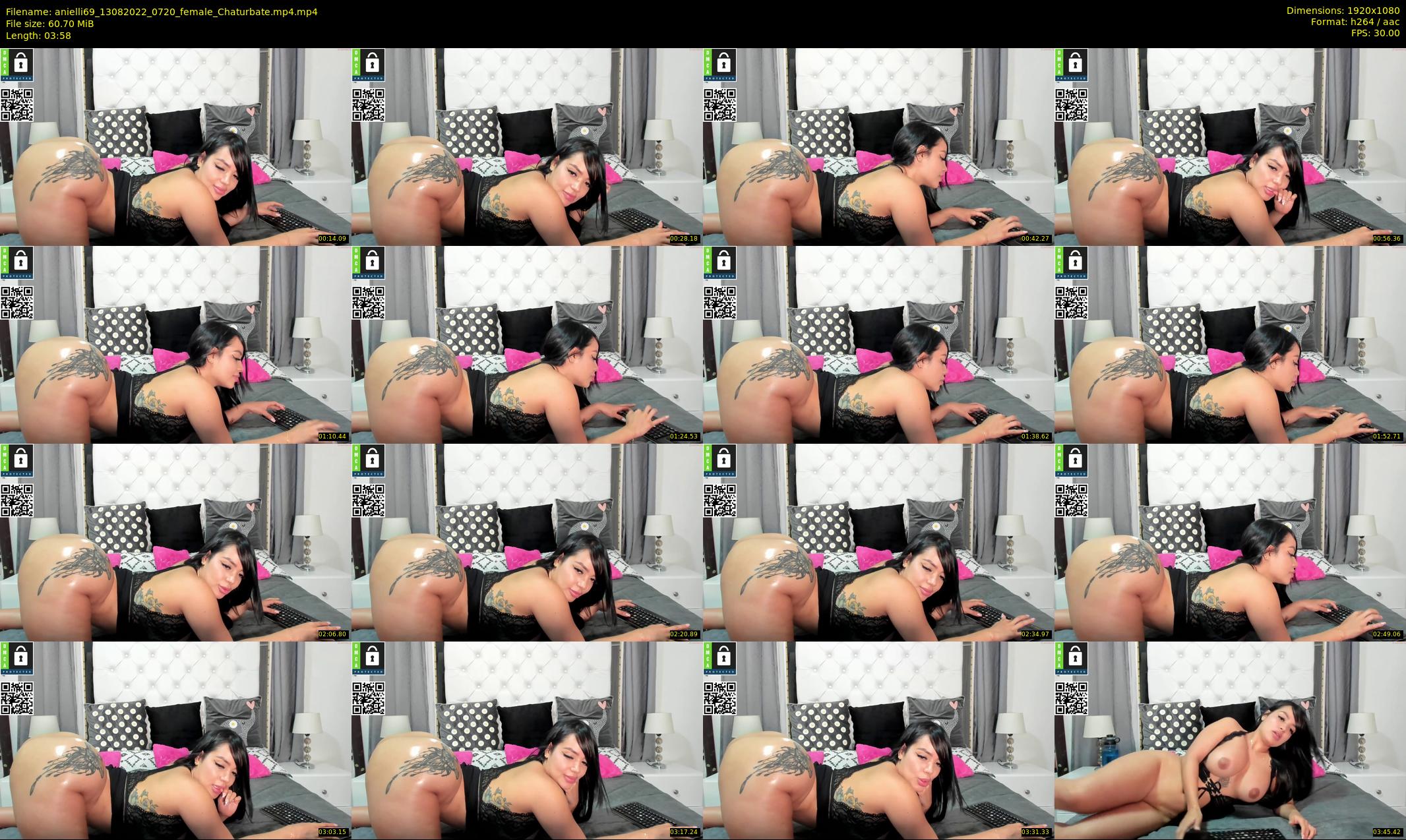 anielli69 — 4 minute Chaturbate female cam show recording, 1080p, Aug 13, 2022